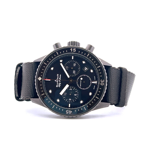 Blancpain - Blancpain Fifty Fathoms Bathyscaphe Flyback Ceramic - Juwelier Spliedt