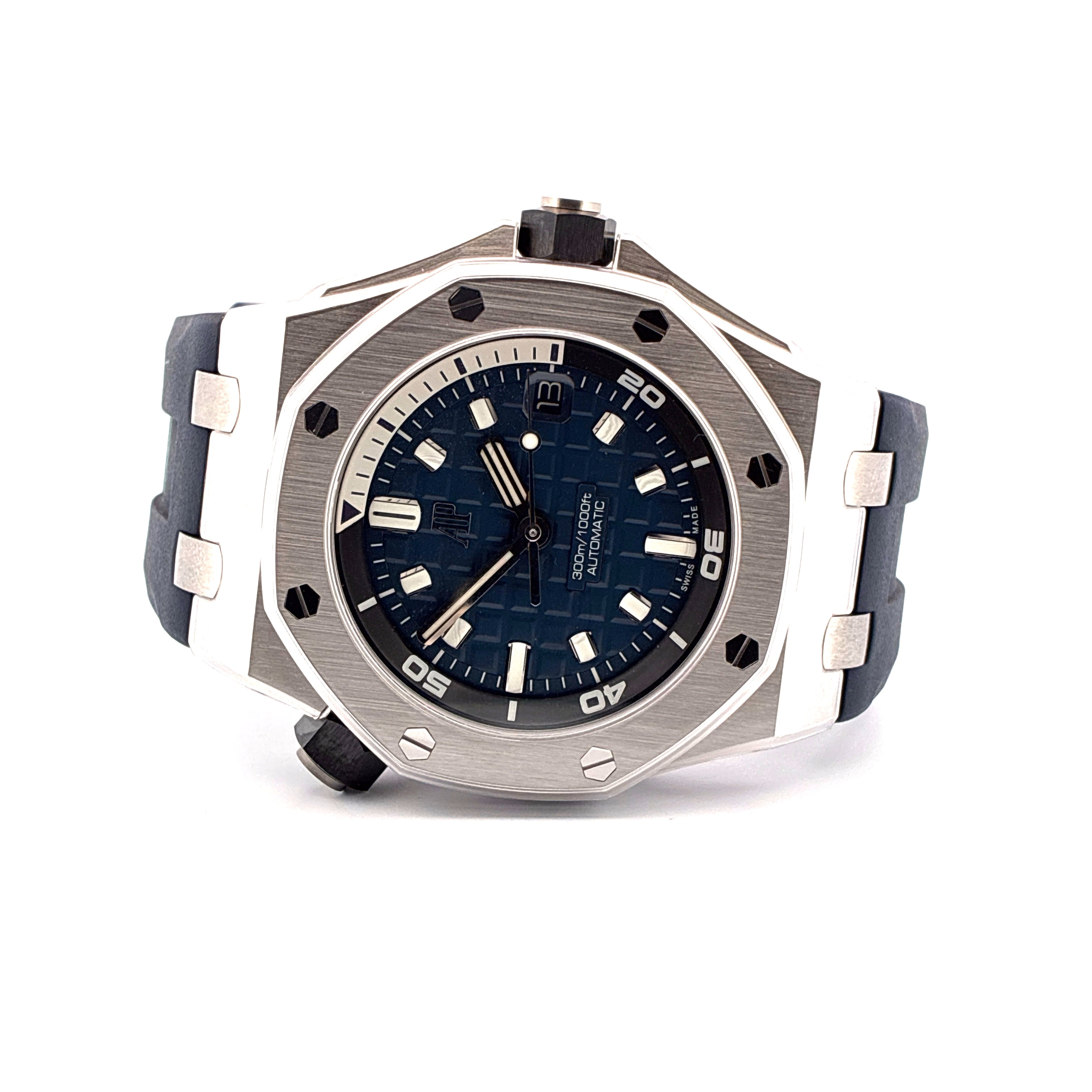 Royal Oak Offshore Diver Brand new / Blue / Stickers / Full-Set 2021