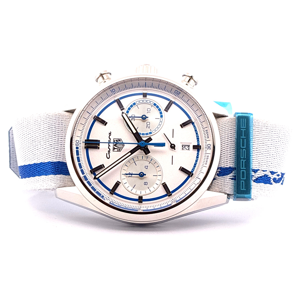 Carrera Porsche Chronograph Special Edition / Unworn / Very Rare / 2nd Strap / Sticker / Limited Edition / 1 of 500 / Full-Set / 2022