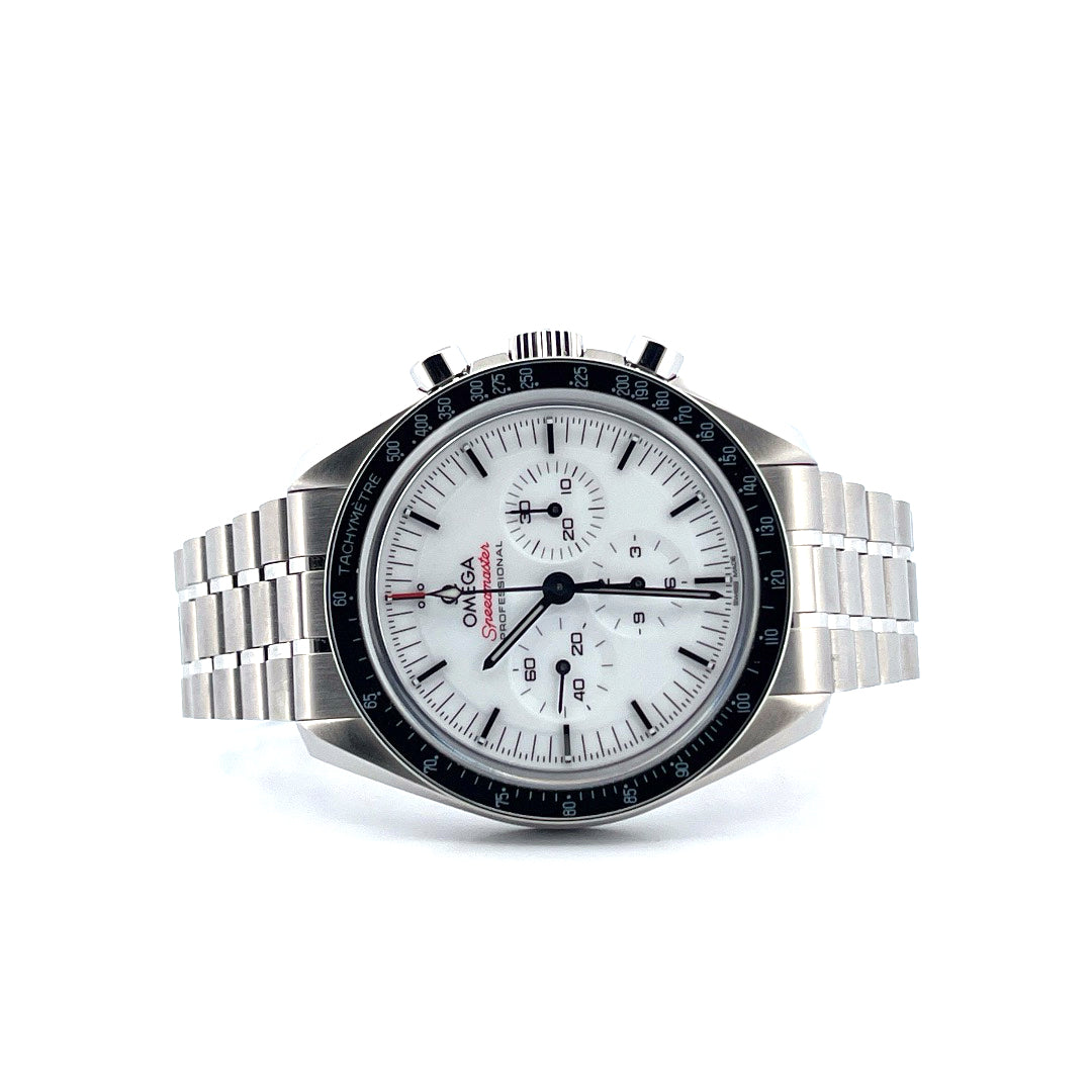 Omega - Speedmaster Moonwatch Professional White / Full Set / very good condt. - [product_sku]