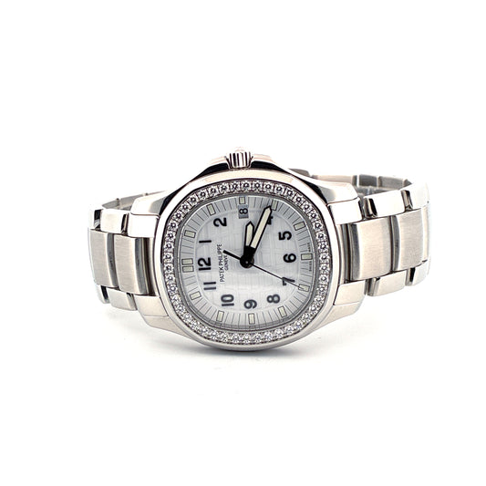 Patek Philippe Aquanaut Luce Diamond Bezel Ref. 5087/1A-010 White Dial / Box and Papers 2011