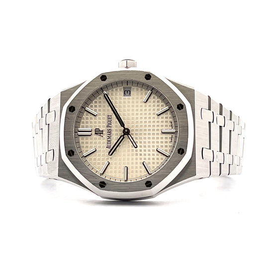 Audemars Piguet - Audemars Piguet Royal Oak 15500ST White Dial - Juwelier Spliedt