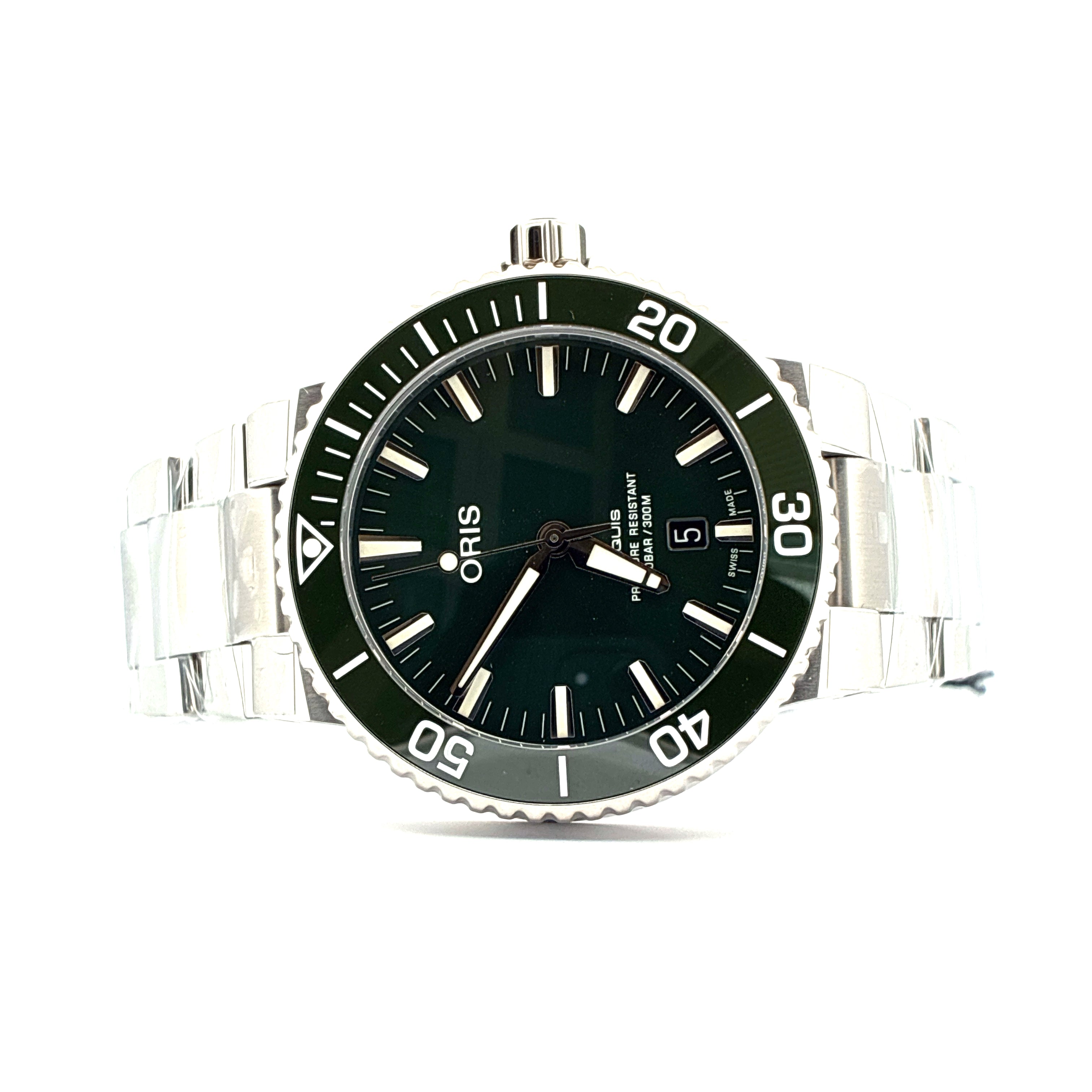 Oris - Aquis Date / Green Dial / Stainless Steel / Like New / 2025 - [product_sku]