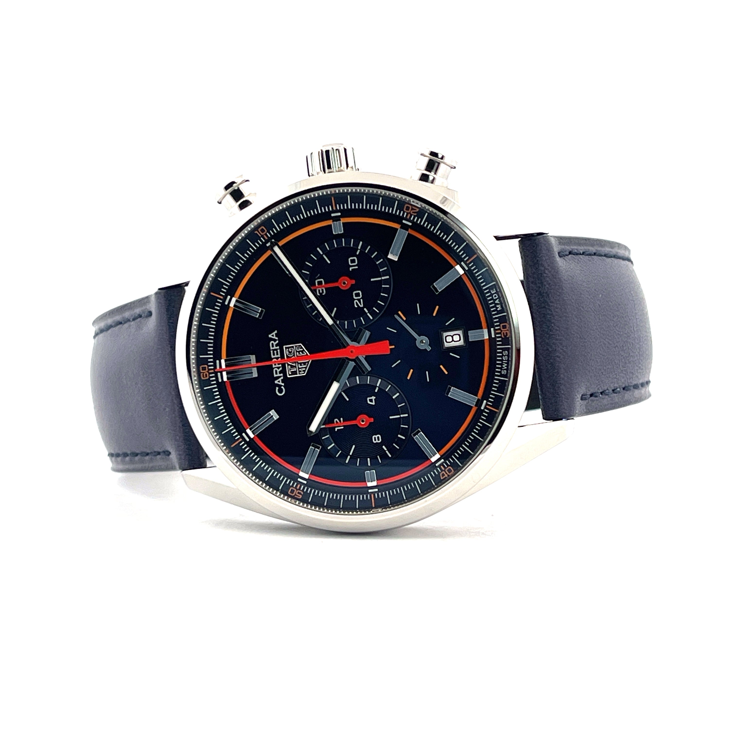 Carrera Chronograph Blue 42 mm / Full Set / Unworn -2023-