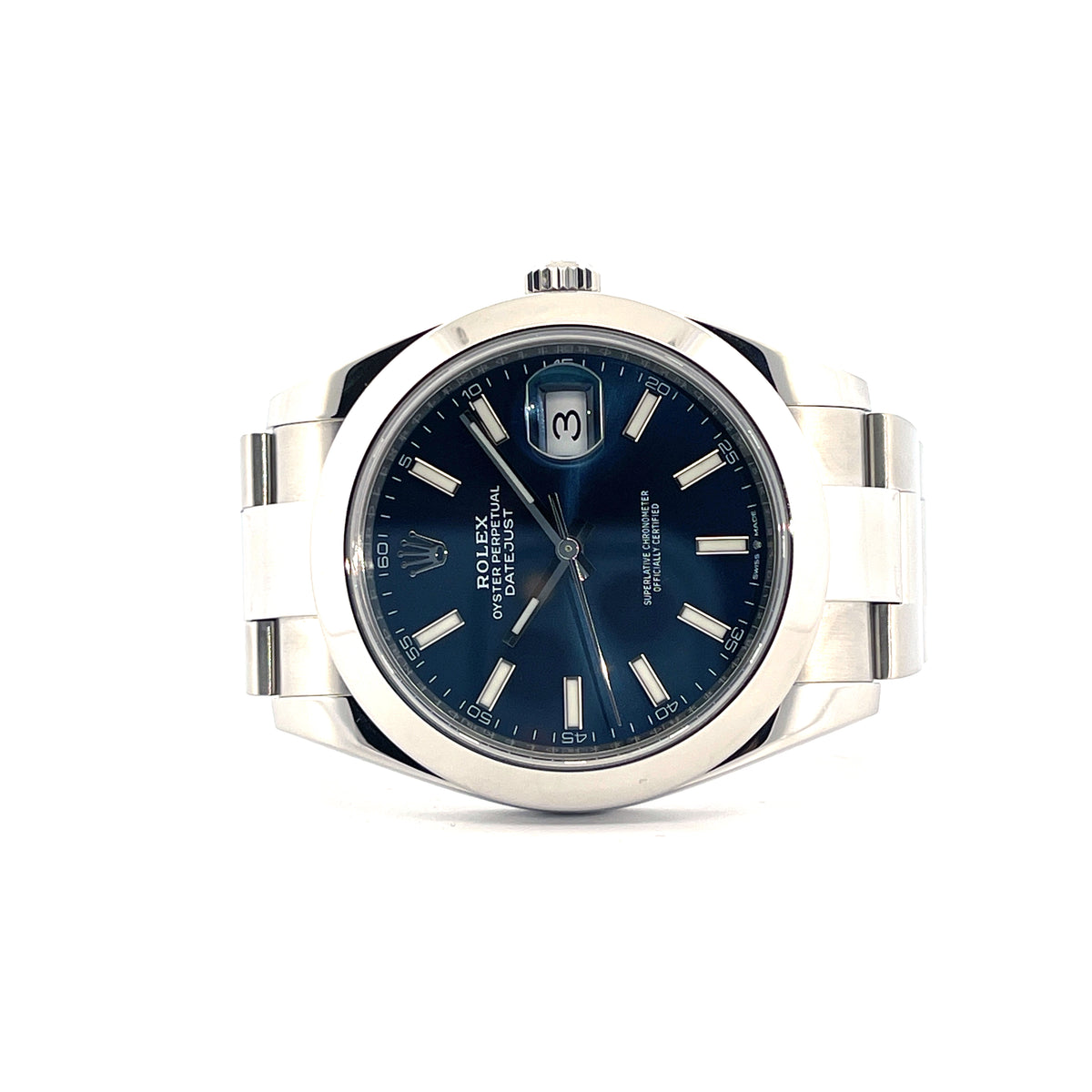 Datejust / Blue Dial / Stainless steel / Full links / Full-Set / 2019