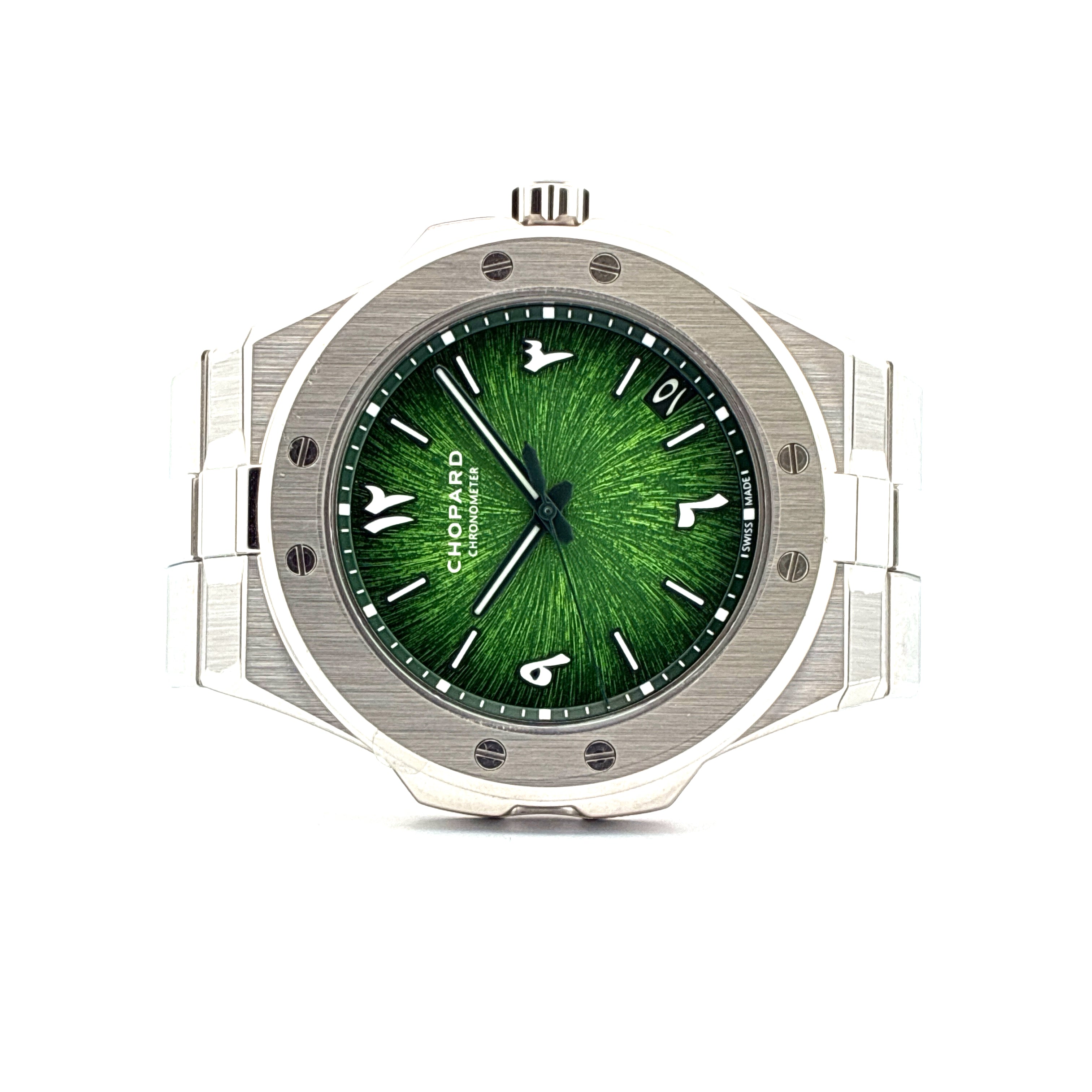 Alpine Eagle / very rare / New / Stickers / Green Dial / Alfardan / Limited 50 / Arabic Dial / Full-Set / 2025