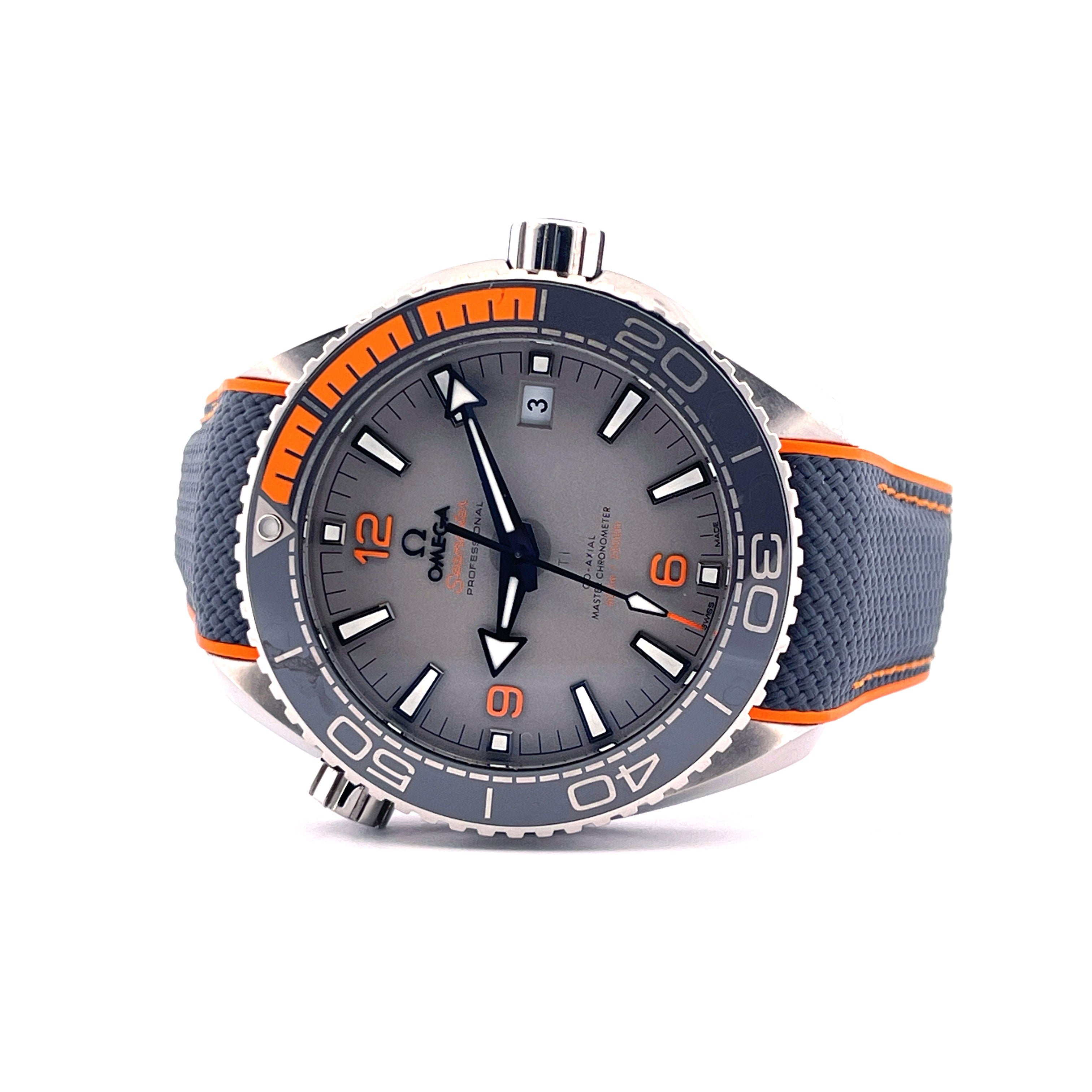 Seamaster Planet Ocean 43,5 mm Grey Orange / Full Set / Germany / 2017