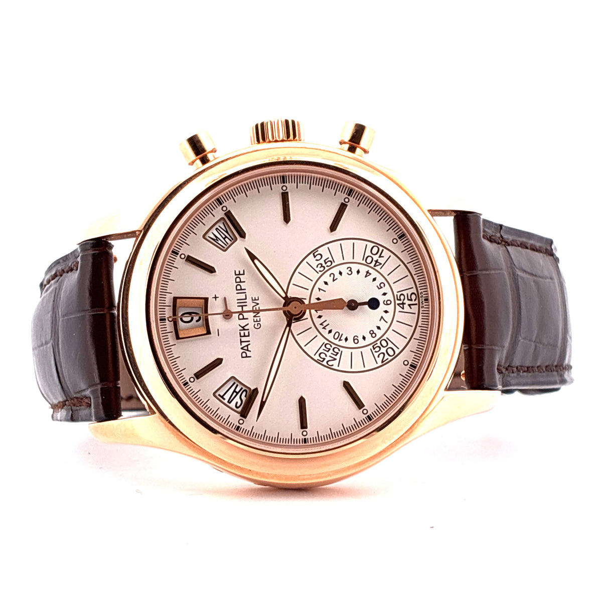 Annual Calendar / White Dial / very rare / very good condt. / Box & Papiere / 2013