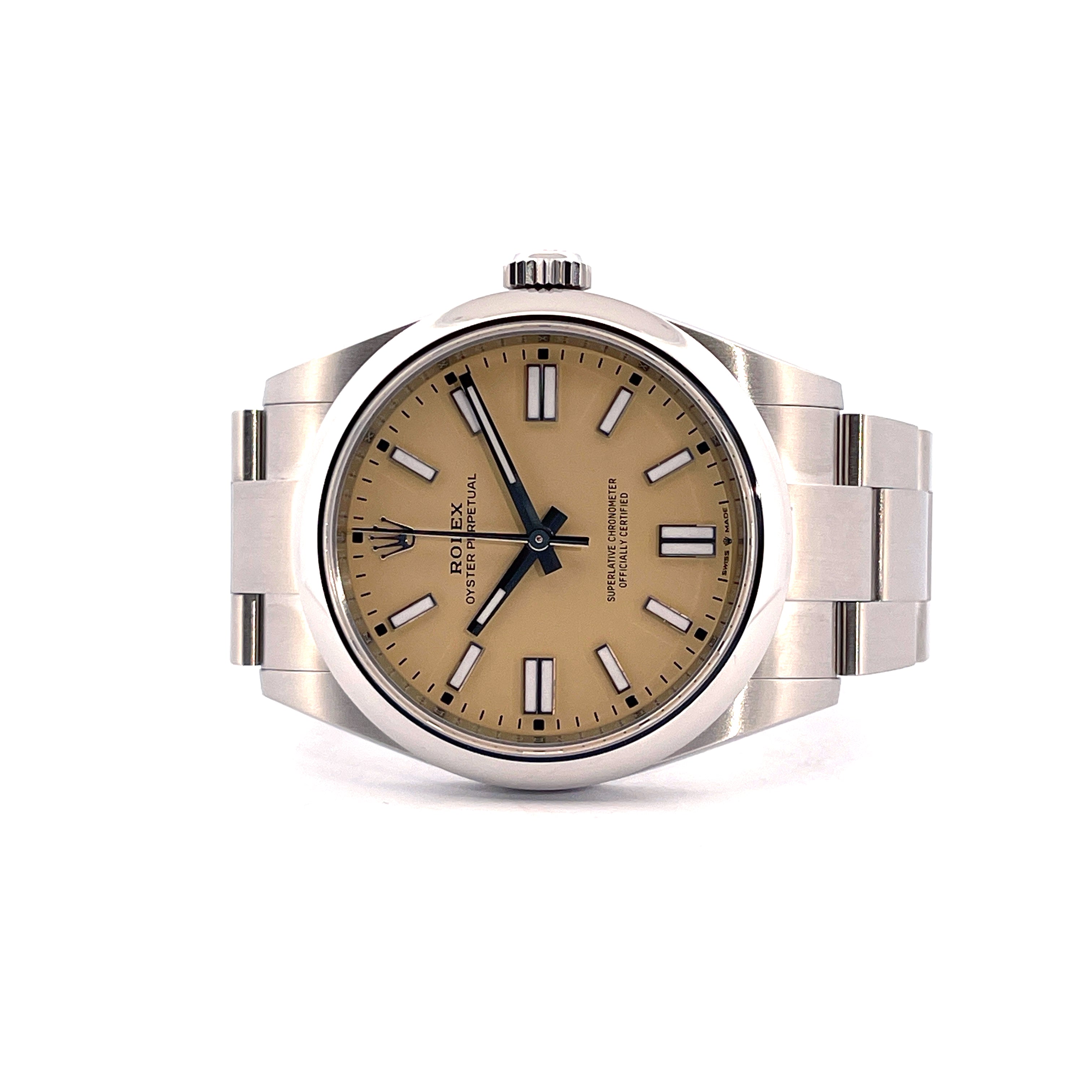 Rolex - Oyster Perpetual 41 mm Beige / like new / Full Set / 2026 - [product_sku]
