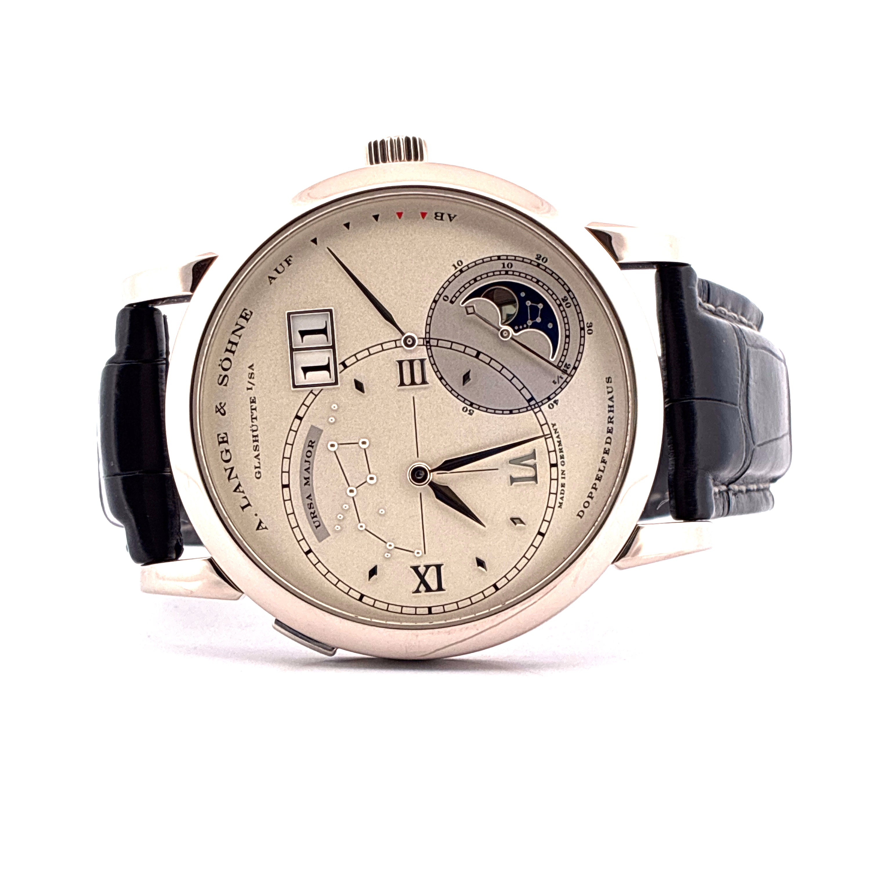 A. Lange & Söhne - Grosse Lange 1 Luna Mundi Set Grand / Premium Set / On Stock / Roségold & Whitegold / 2nd Straps / Limited Edition 101 / on stock / Full-Set / 2004 - [product_sku]