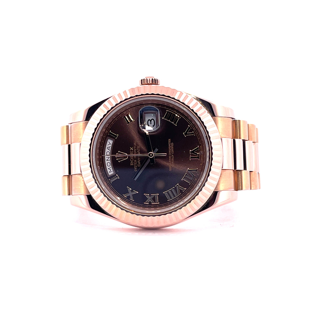 Day-Date II Brown Dial 218235 / 41 mm / Box and Paper / 2015