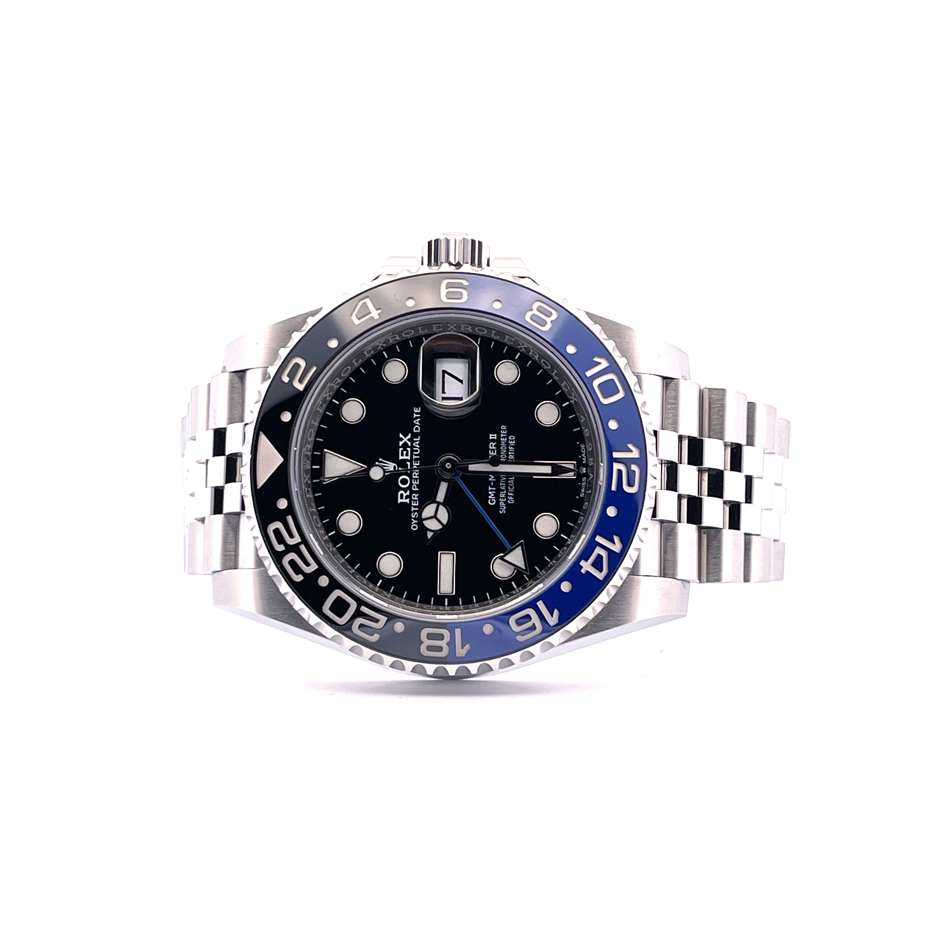 GMT-Master II Batman Jubilee / very good Condition / LC100 / Box and Paper / 2020