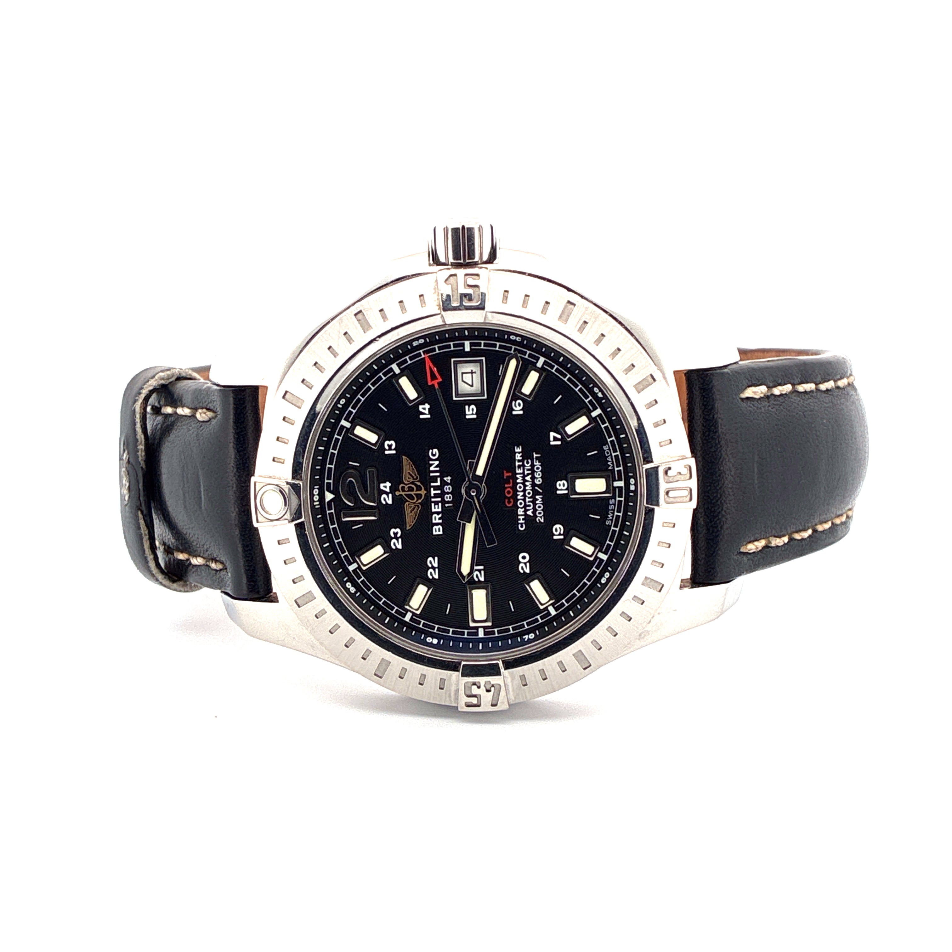 Breitling - Breitling Colt Automatic / Lederarmband / Dornschließe / Full-Set / 2017 - [product_sku]