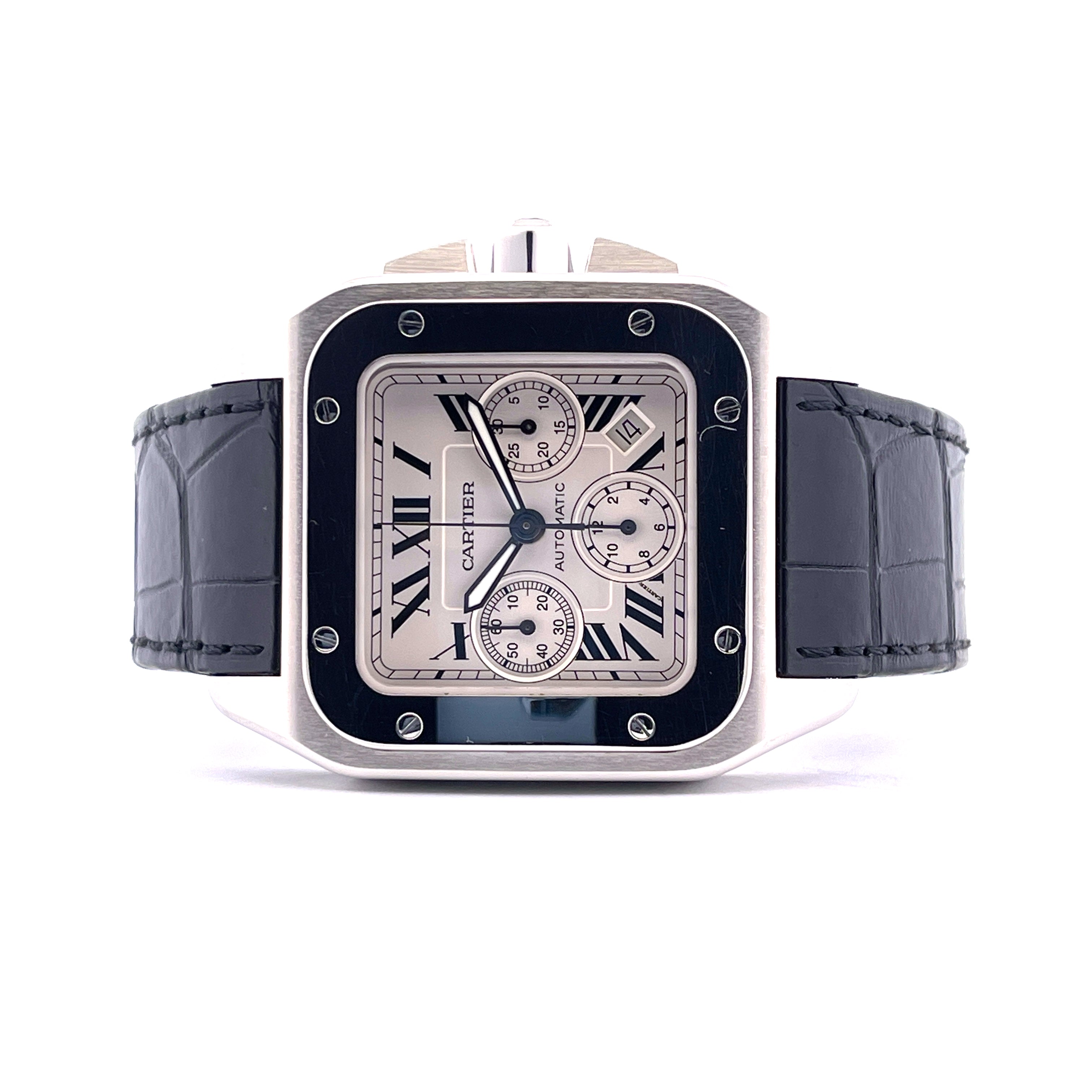 Cartier - Cartier Santos 100 Xl Chronograph (Full Set) -2008- - [product_sku]