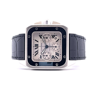 Cartier - Cartier Santos 100 Xl Chronograph (Full Set) -2008- - [product_sku]