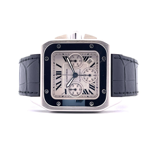 Cartier - Cartier Santos 100 Xl Chronograph (Full Set) -2008- - [product_sku]