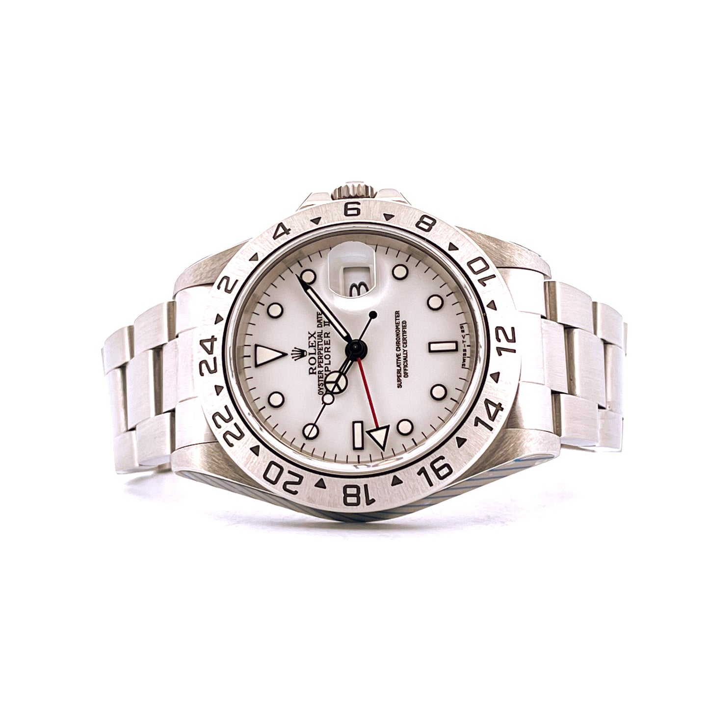Rolex Explorer II Polar White 16570 (1998) / Rolex Service 2025