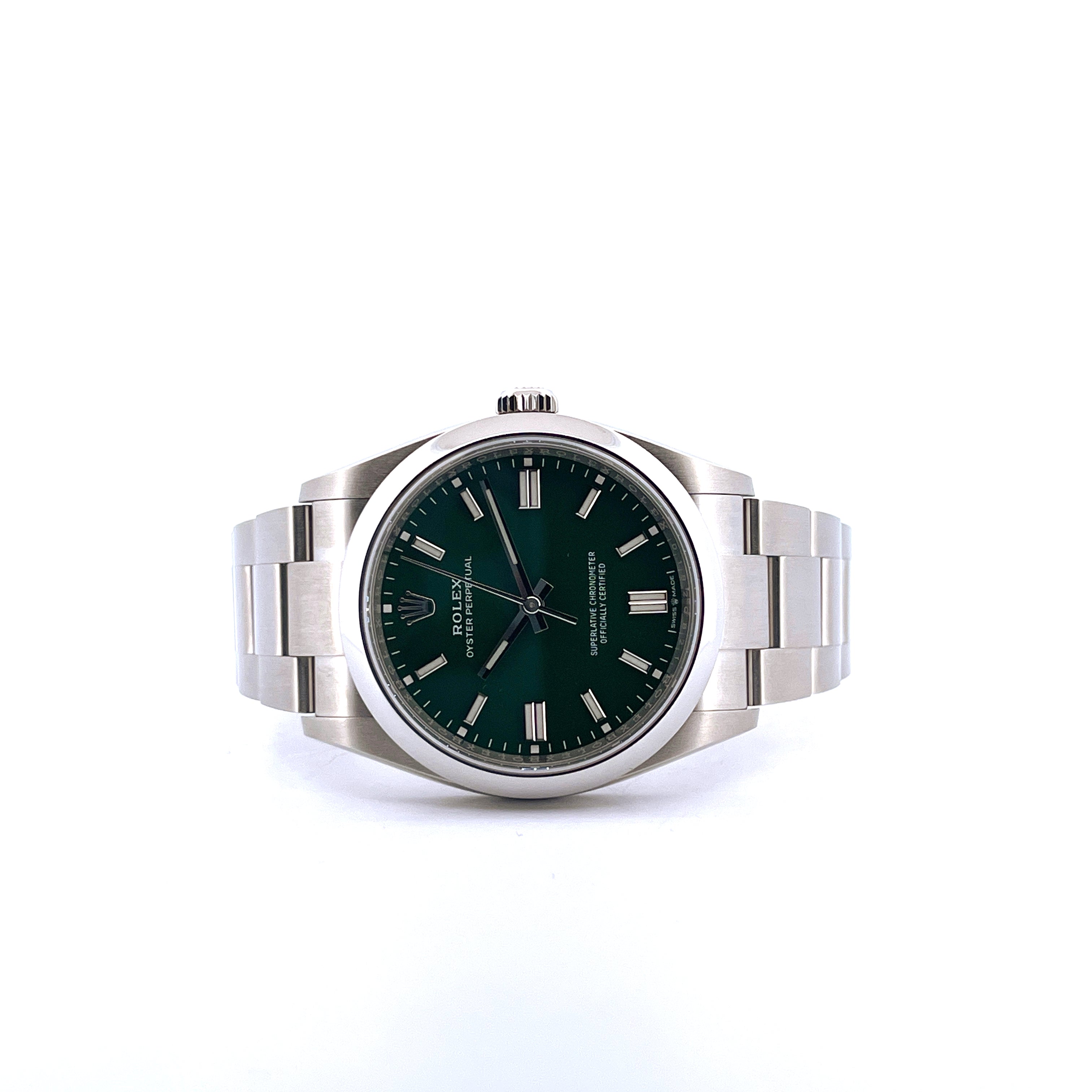 Rolex - Rolex Oyster Perpetual 36 Green - Juwelier Spliedt