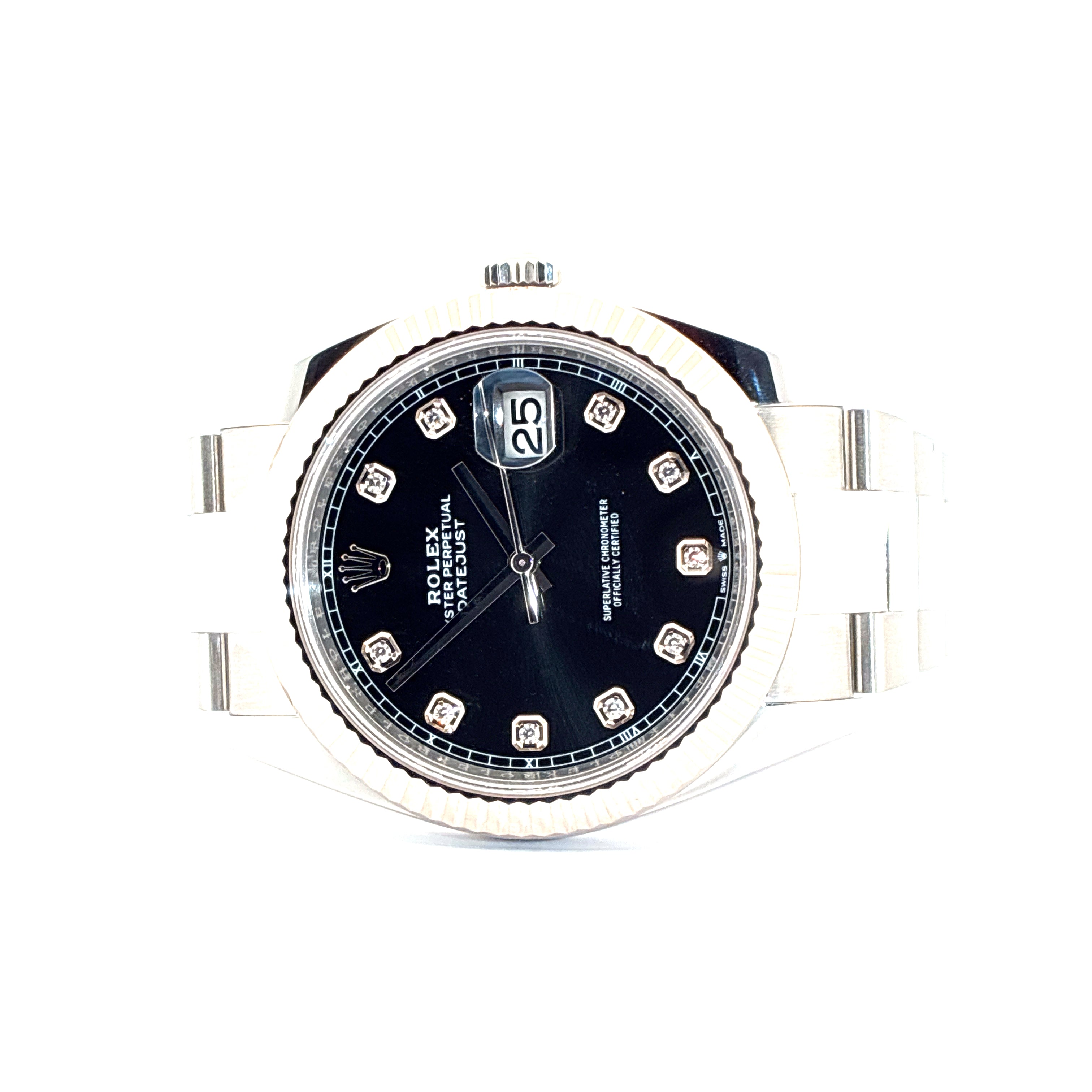 Rolex - Datejust 41 / Unworn / Diamonds / Full-Set / 2025 - [product_sku]