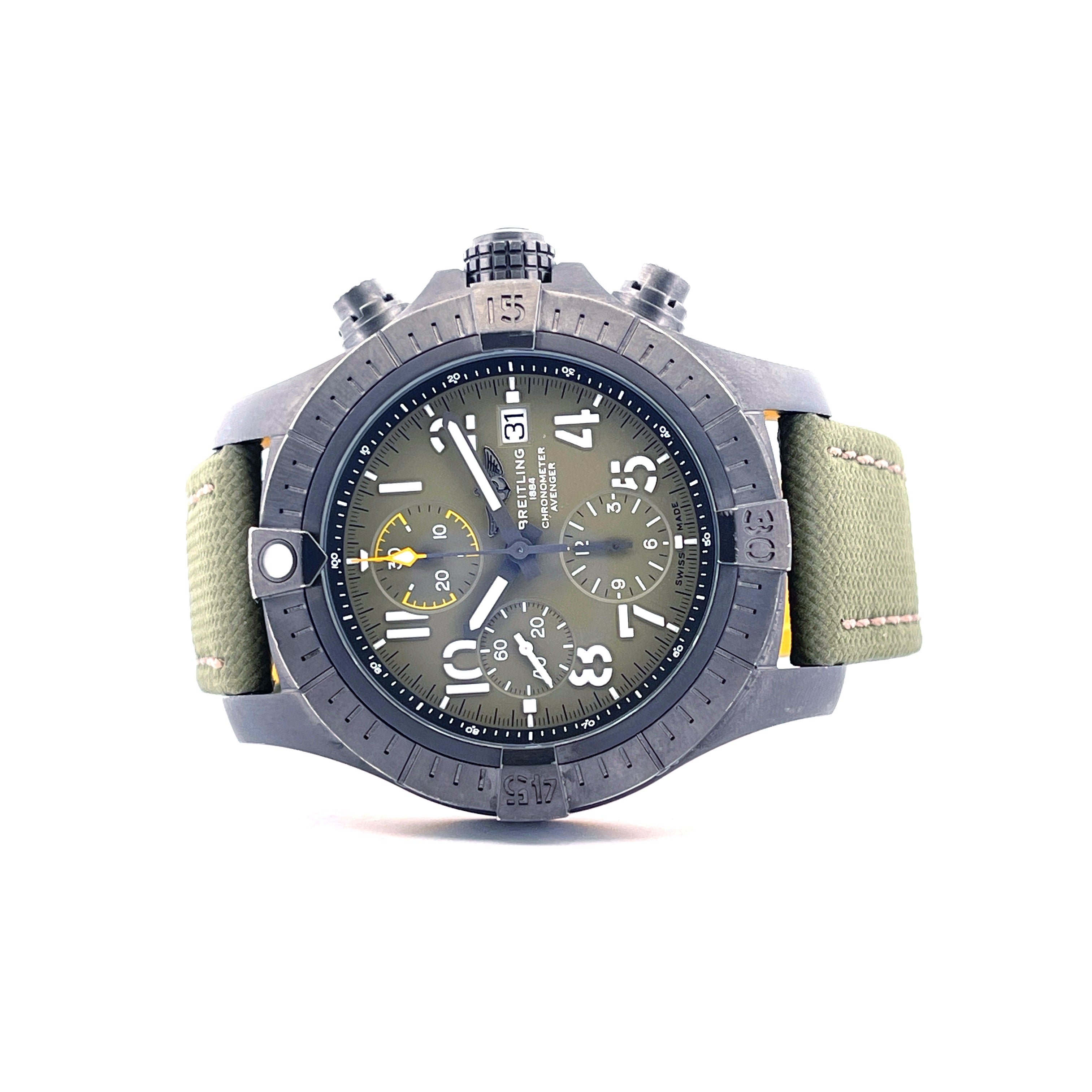 Breitling - Avenger Chronograph 45 Night Mission / Box and Paper / 2022 - [product_sku]
