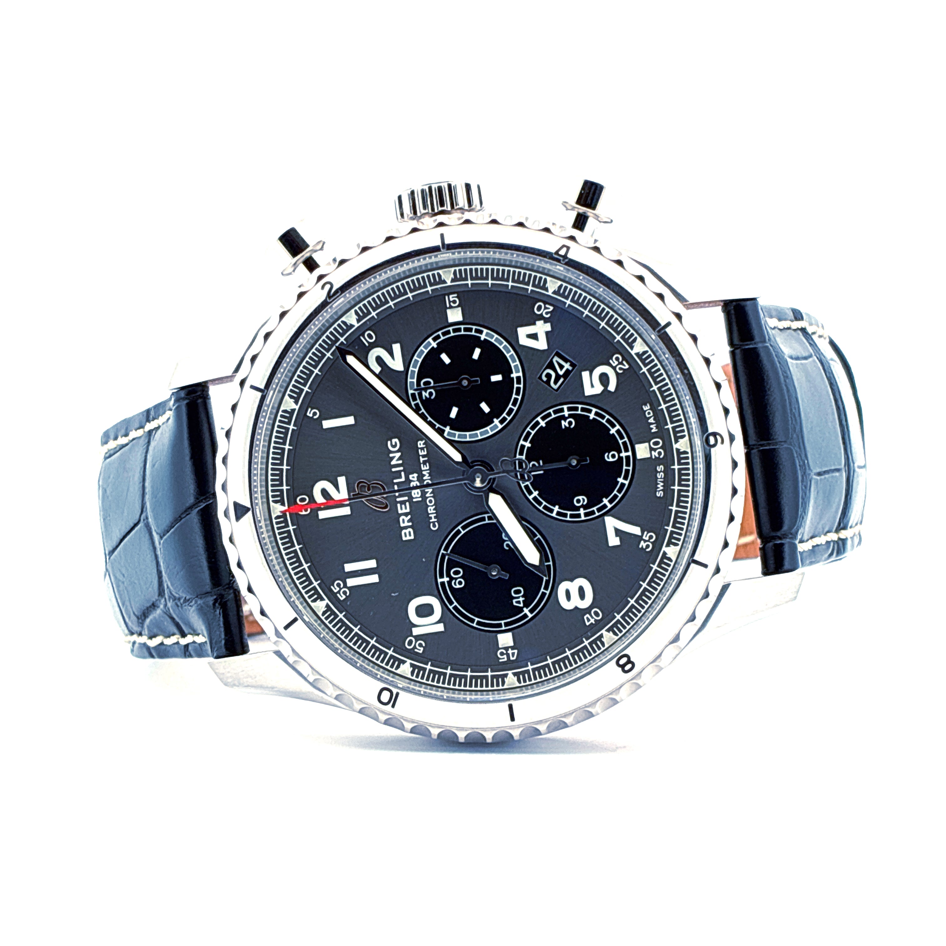 Breitling - Aviator 8 / B01 Chronograph 43 Grey Dial / Box & Papers - [product_sku]