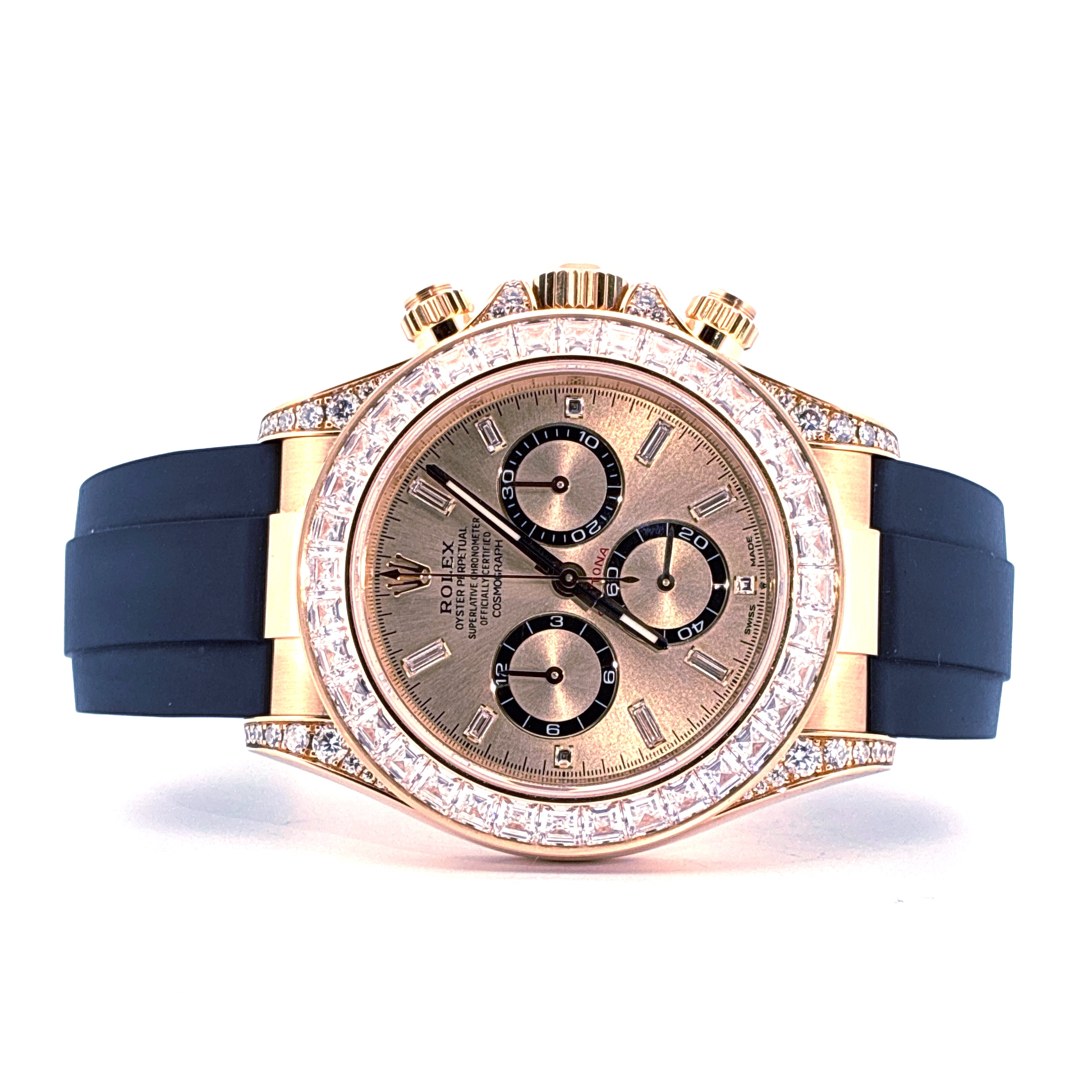 Rolex - Cosmograph Daytona 2024 very good condt. / Diamond Bezel / Full-Set / 2025 - [product_sku]
