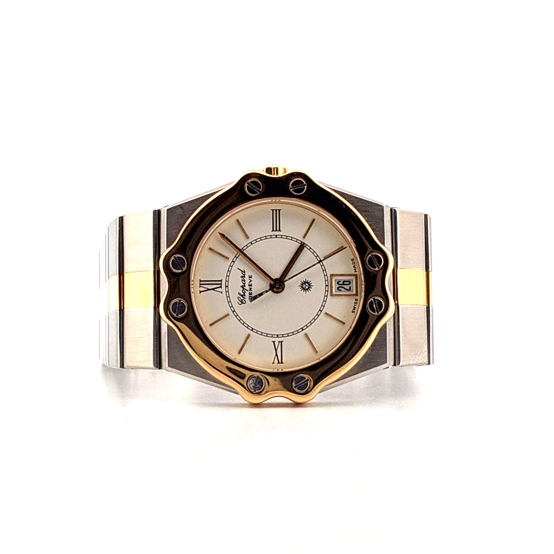 St. Moritz / Edelstahl/Gelbgold / Service 2026 (ca. 1986)