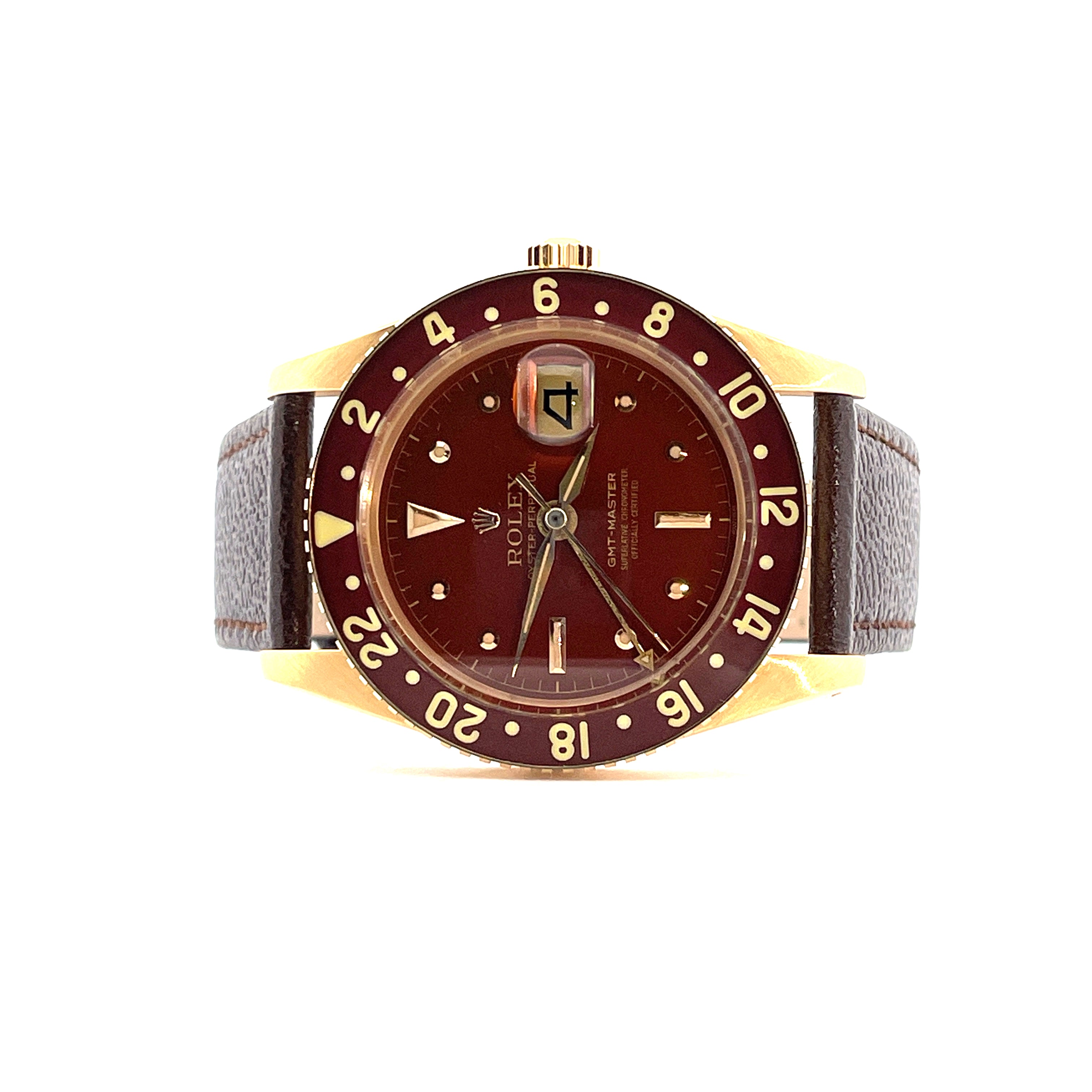 GMT-Master 6542/8 "Bakelit" Rolex Atelier Restauration de Geneve 2025 / Jahr: 1958