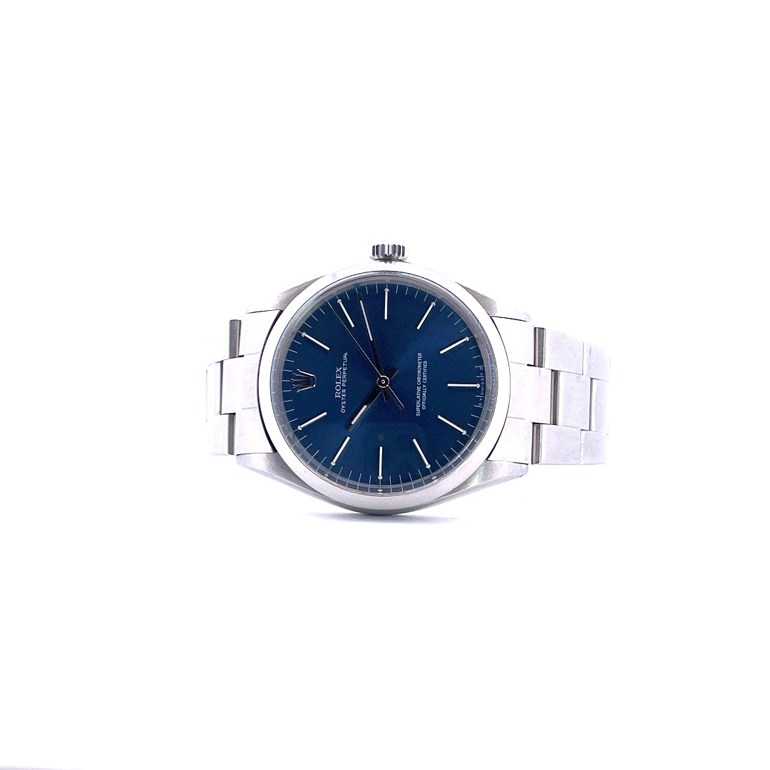 Rolex - Rolex Oyster Perpetual 34 (Blue) - Juwelier Spliedt - [product_ Artikelnummer]