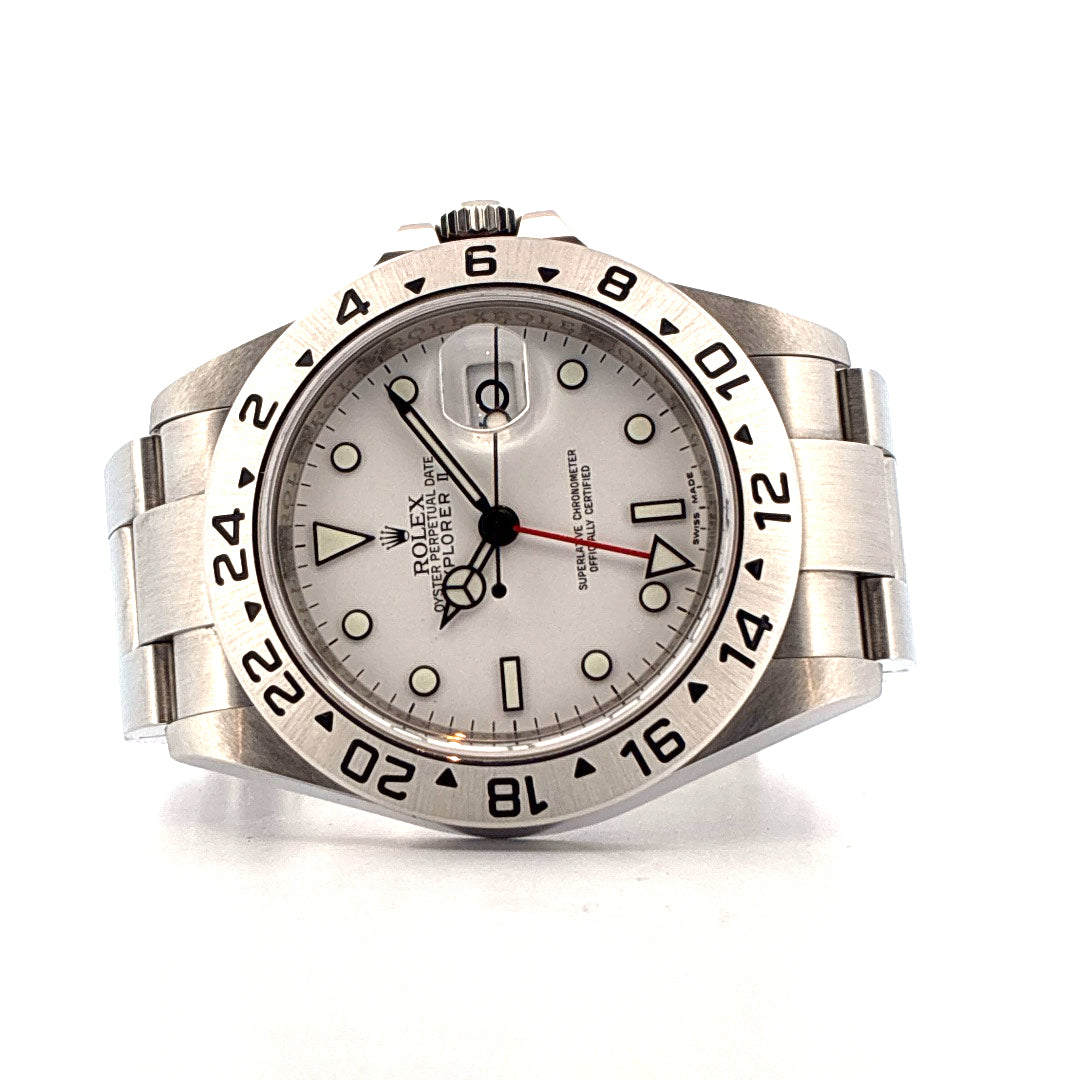 Explorer II / weißes Zifferblatt / top Zustand / sehr gutes Set / LC100 (2011)