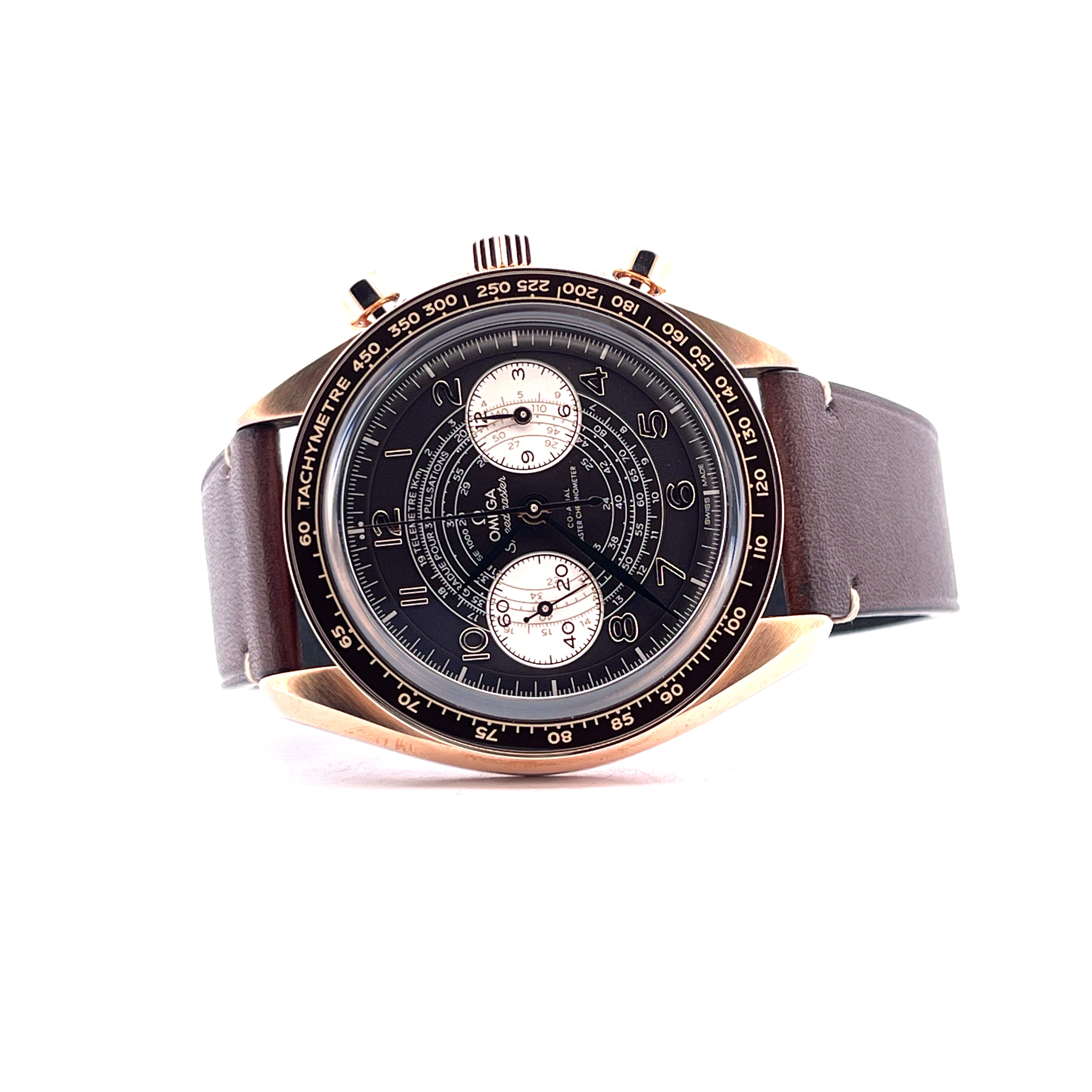 Speedmaster Chronoscope Bronze & Gold / Full Set / like new / 2026