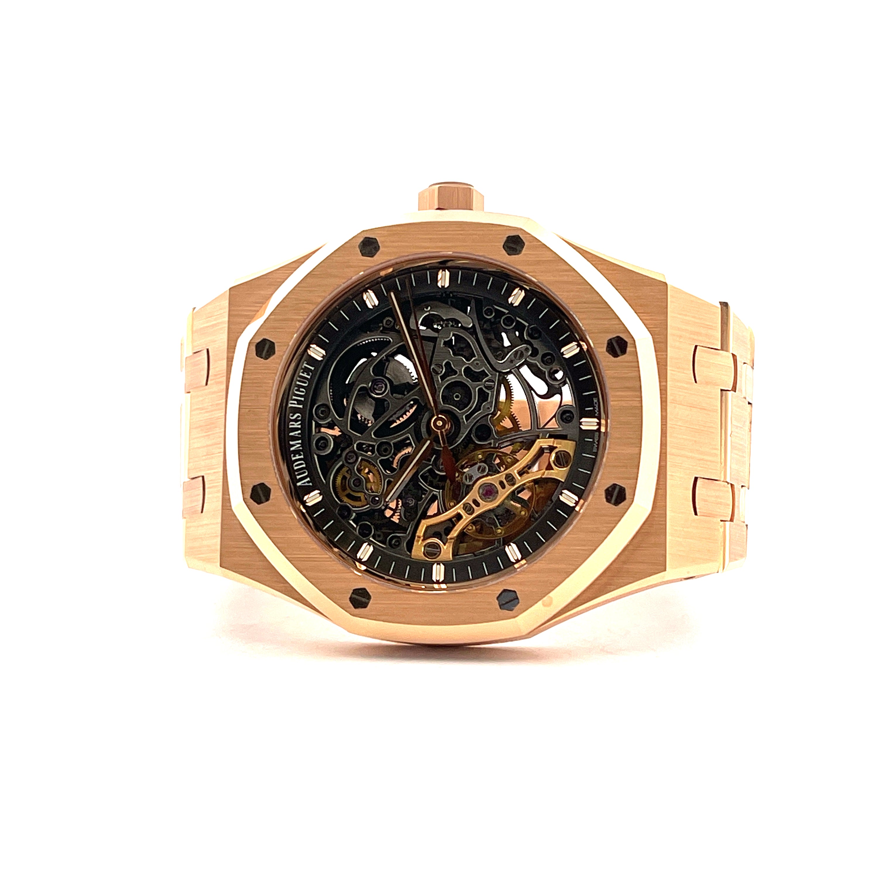 Royal Oak Double Balance Wheel Openworked Skeleton Roségold (Full Set) -2020-
