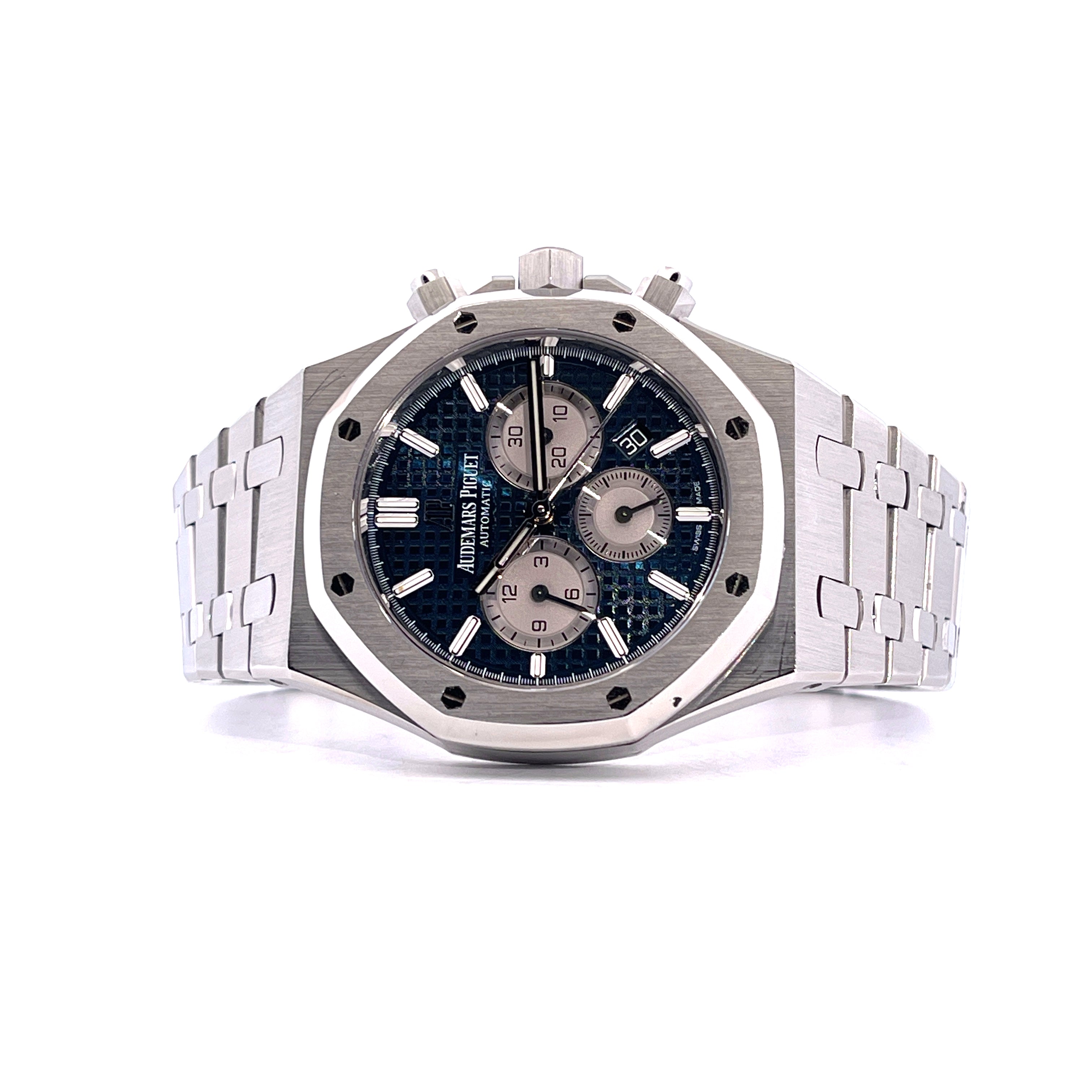 Audemars Piguet Royal Oak Chronograph Blue Dial 26331ST / Unpolished / Blue / 2019