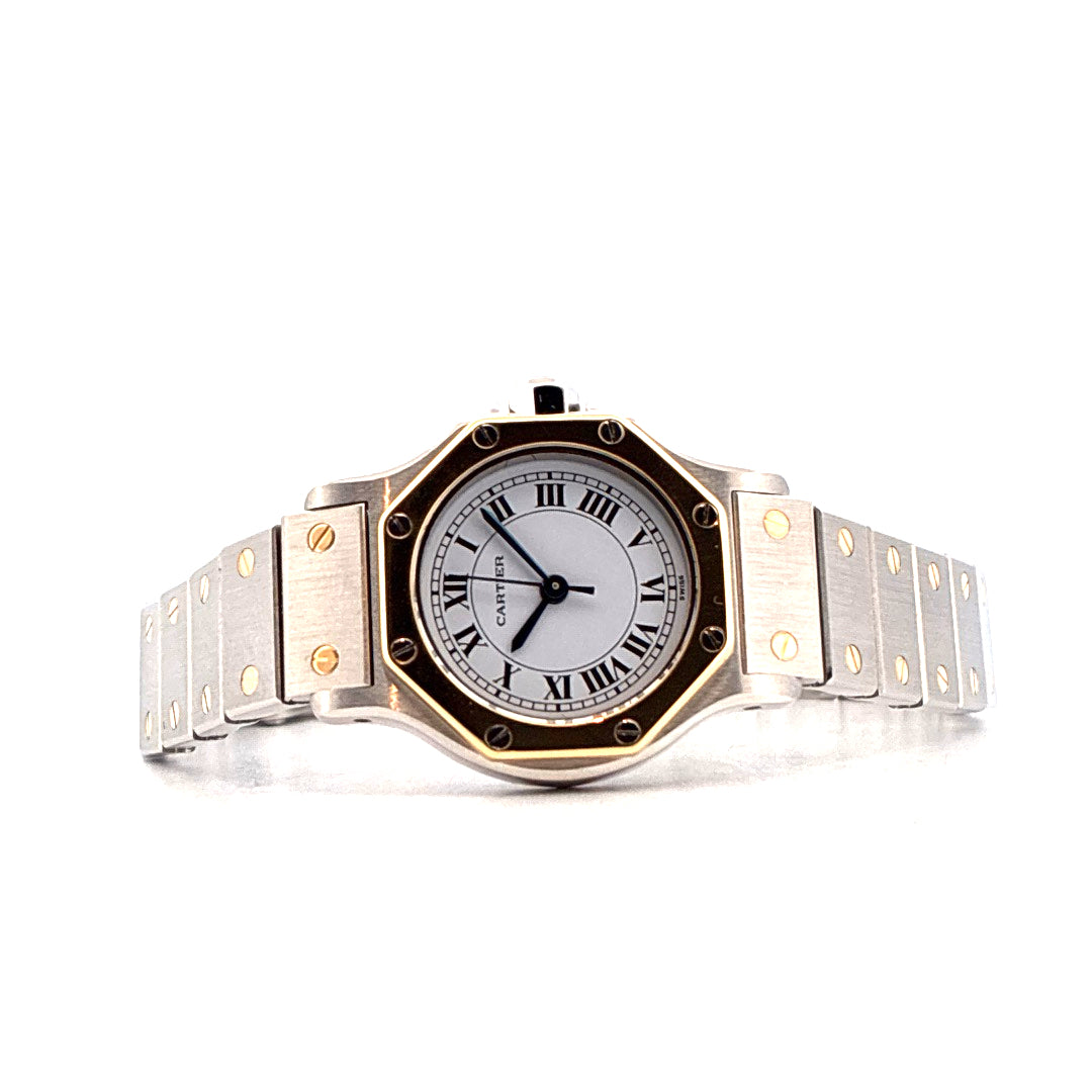 Santos Octagon Automatic / 25mm / Top Zustand / Full Set (1988)