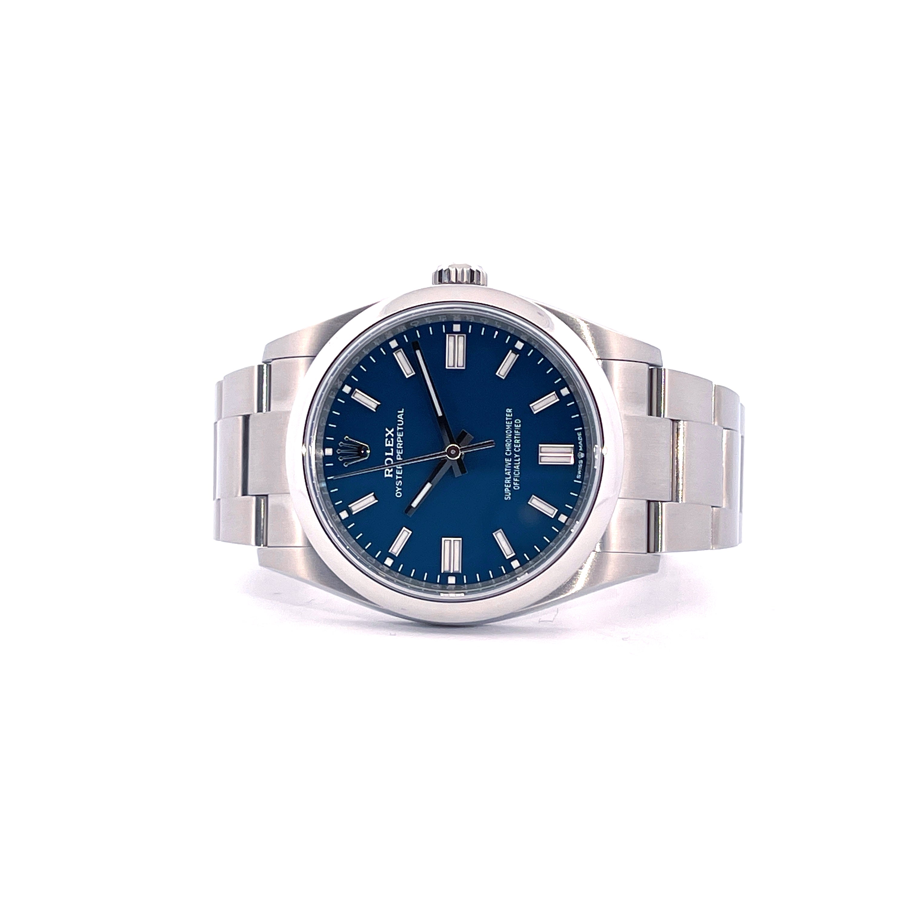 Rolex - Oyster Perpetual 36 126000 New Blue Dial / Box and Paper + Invoice / perfect Condition / 2025 - [product_sku]