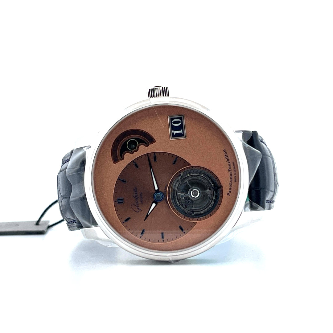 PanoMatic Tourbillon Platin / Limited Edition / Alligatorband / neu (2025)