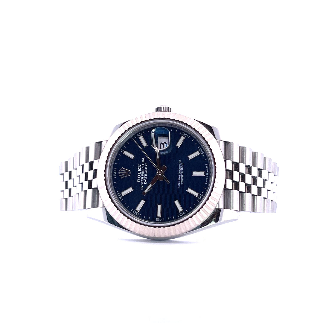 Rolex - Datejust 41 Blue Dial Motif - Juwelier Spliedt - [product_ Artikelnummer]