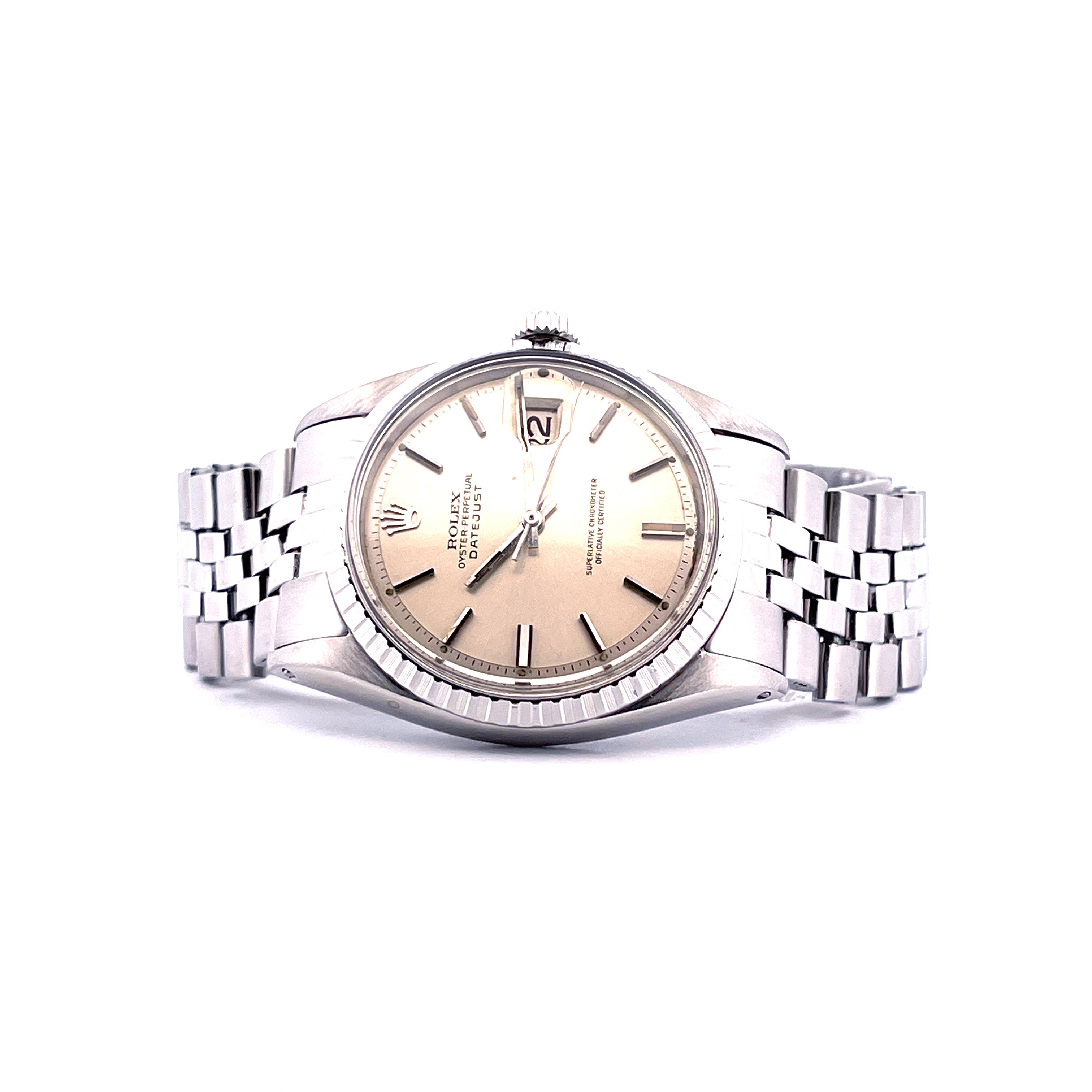 Datejust 36 Silver Dial Ref. 1603 / 2 years Warranty / very good Condition / 1970