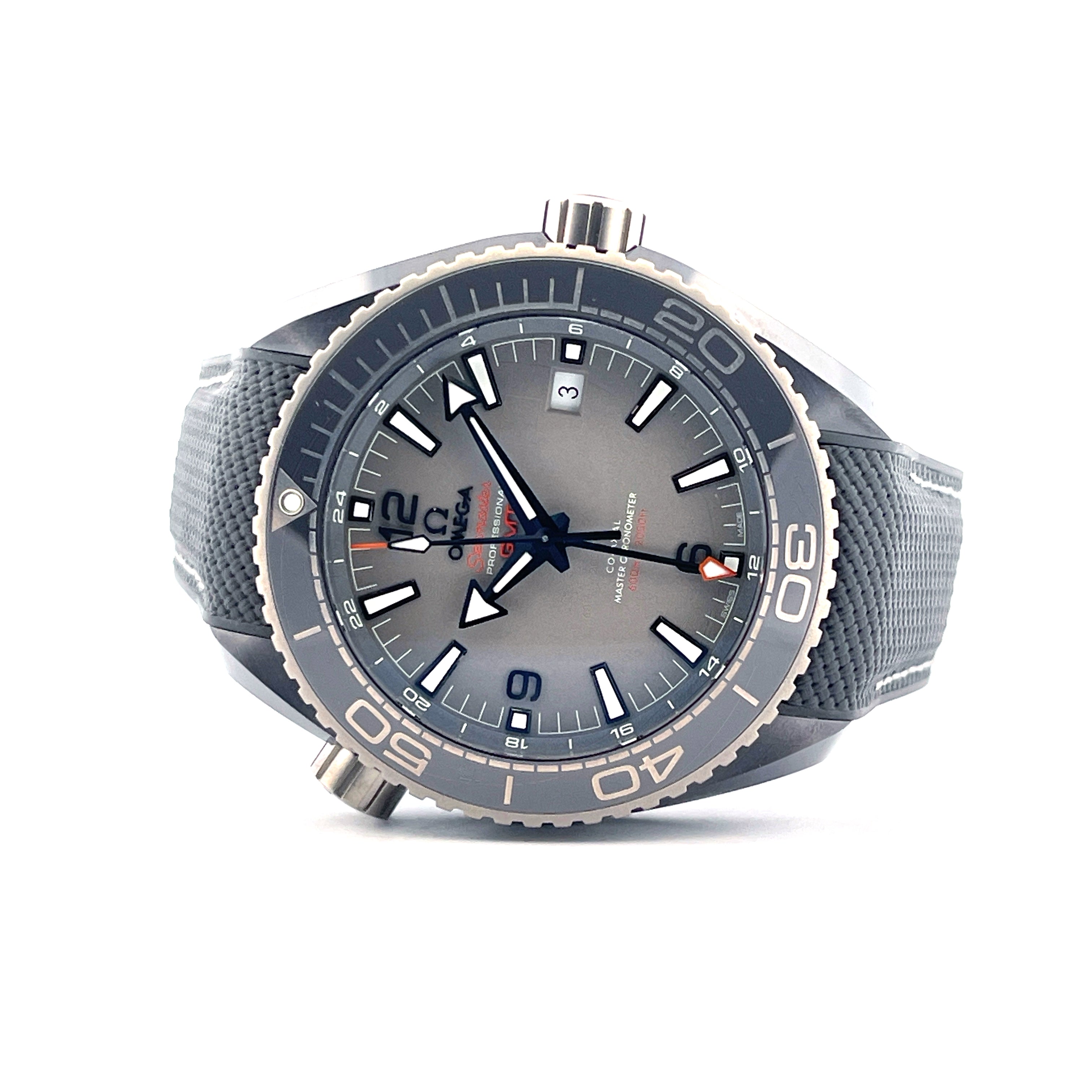 Seamaster Planet Ocean GMT Grey Ceramic / perfect Condition / Full Set / 2026