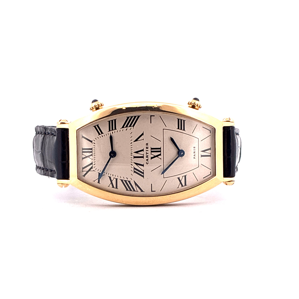 Tonneau / Paris / vintage Dial / Dual Time /  Cartier Service 2026 / very rare
