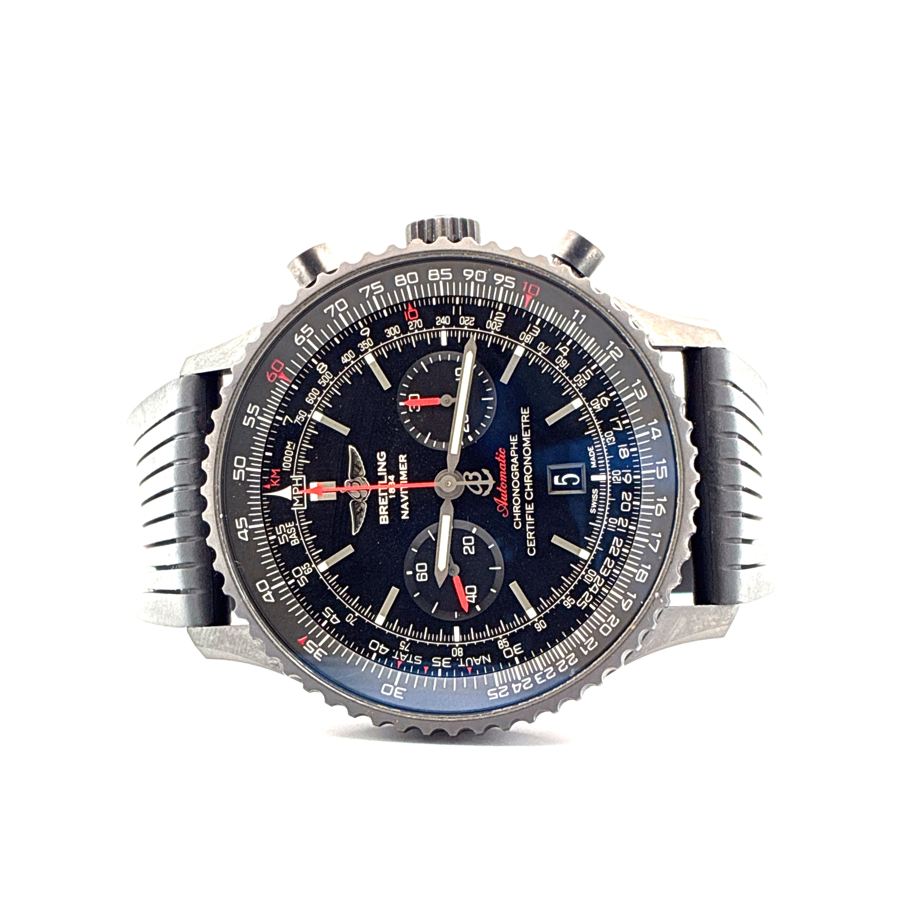 Navitimer B01 / Black steel / Full-Set / 2016