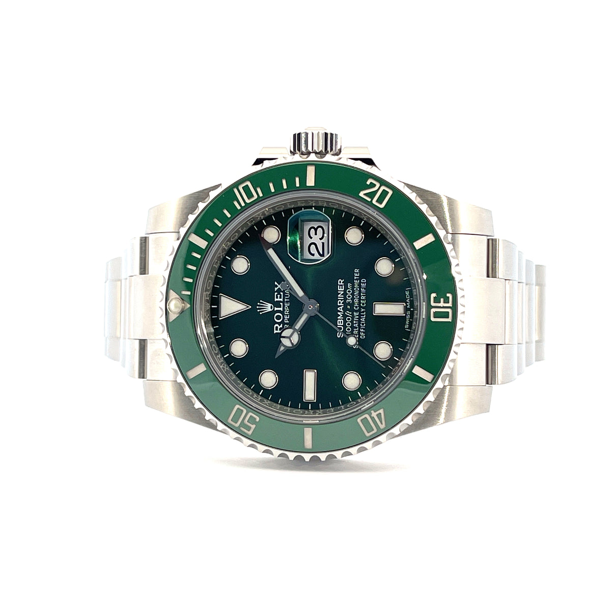 Submariner Date Hulk 116610LV / Full Set + Links / LC100 / 2020