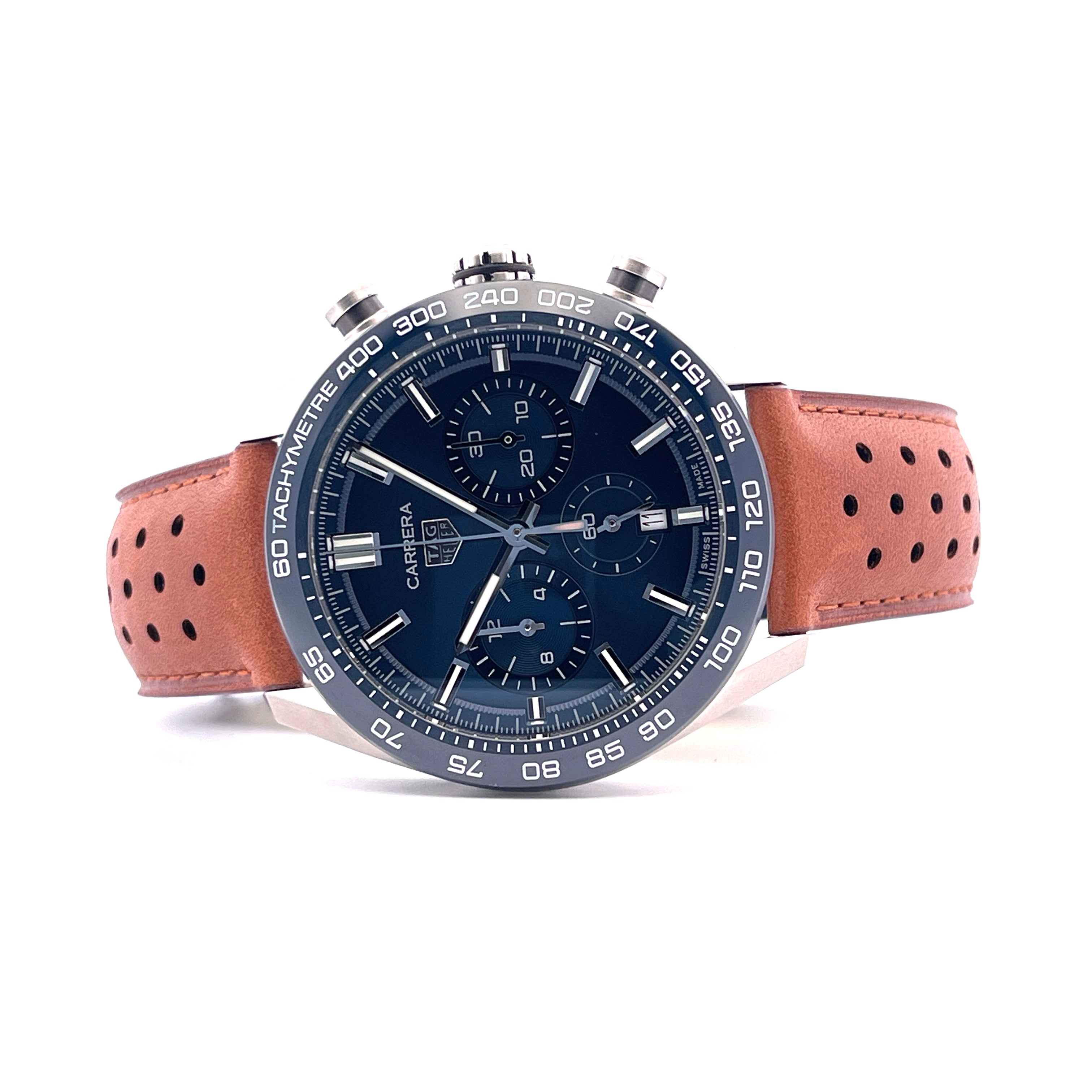 Carrera Chronograph 02 Blue 44 mm / Unworn / Full Set -2024-