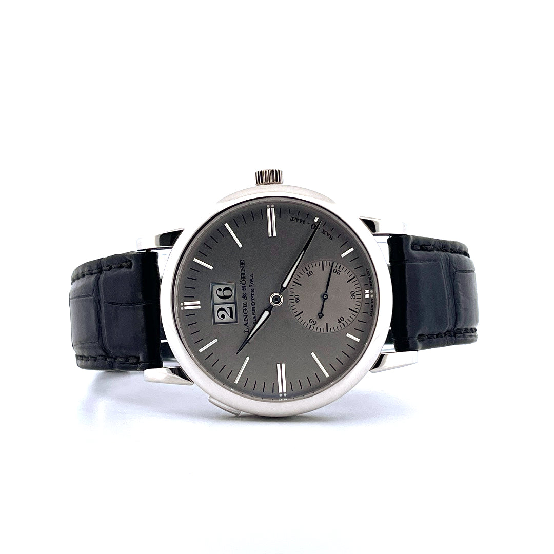 A. Lange & Söhne - Langematik Sax-O-Mat 950 Platin full set / very good condt. / Lange service '25 / 2000 - [product_sku]