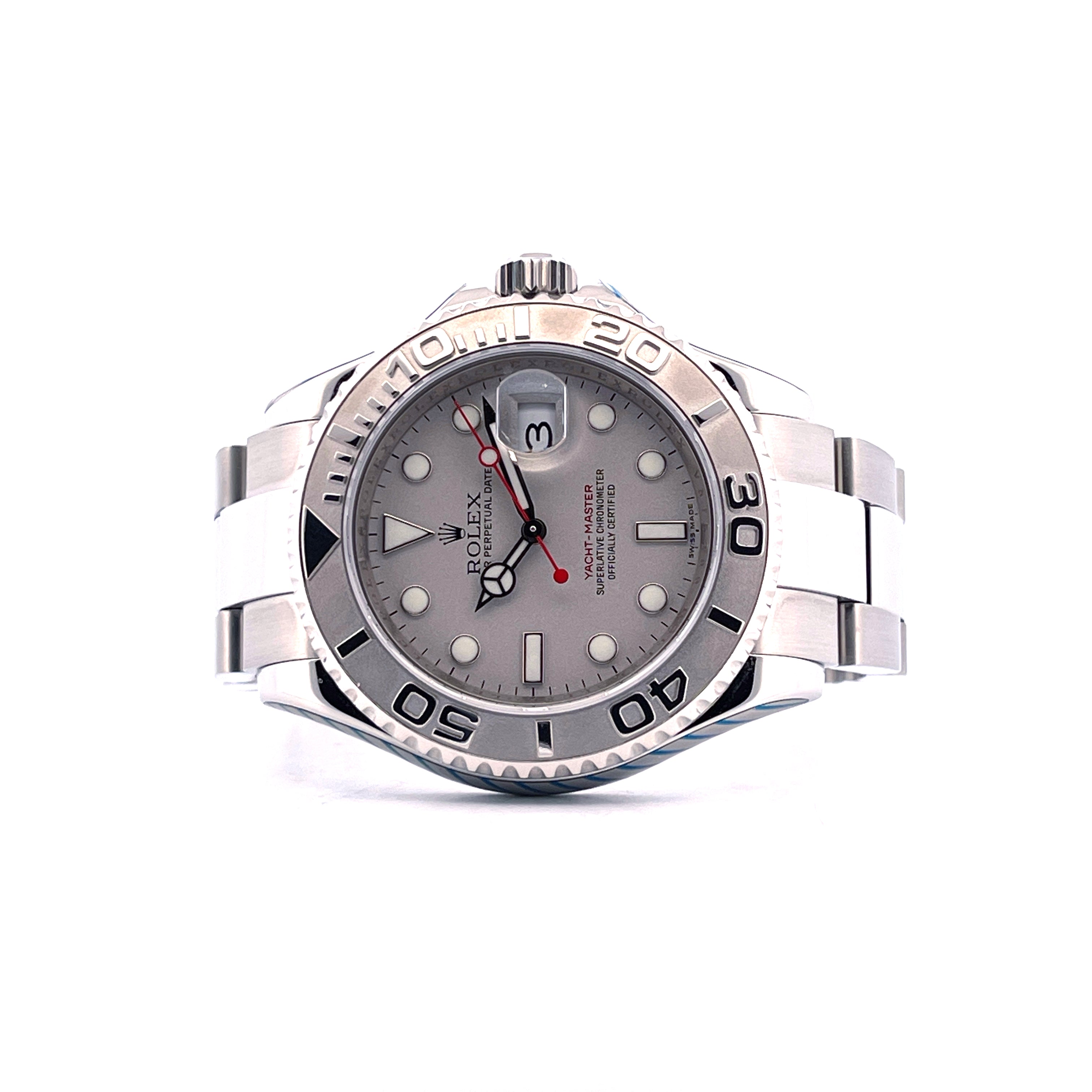 Rolex - Yacht-Master 40 Steel & Platinum / Full Set / perfect Condition / 2010 - [product_sku]