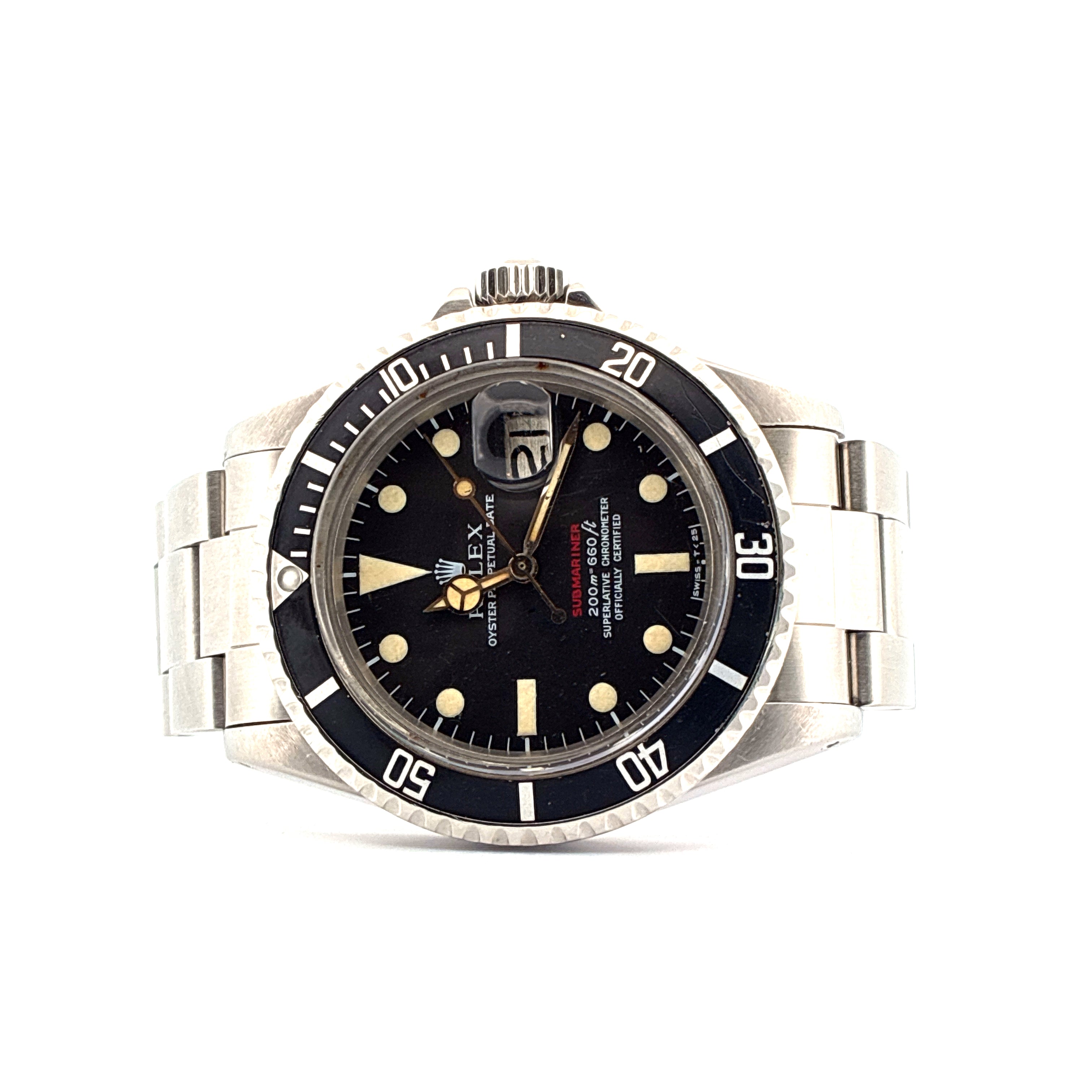 Submariner Date / "Red Sub" / Vintage / watch only / Superluminova / 1969
