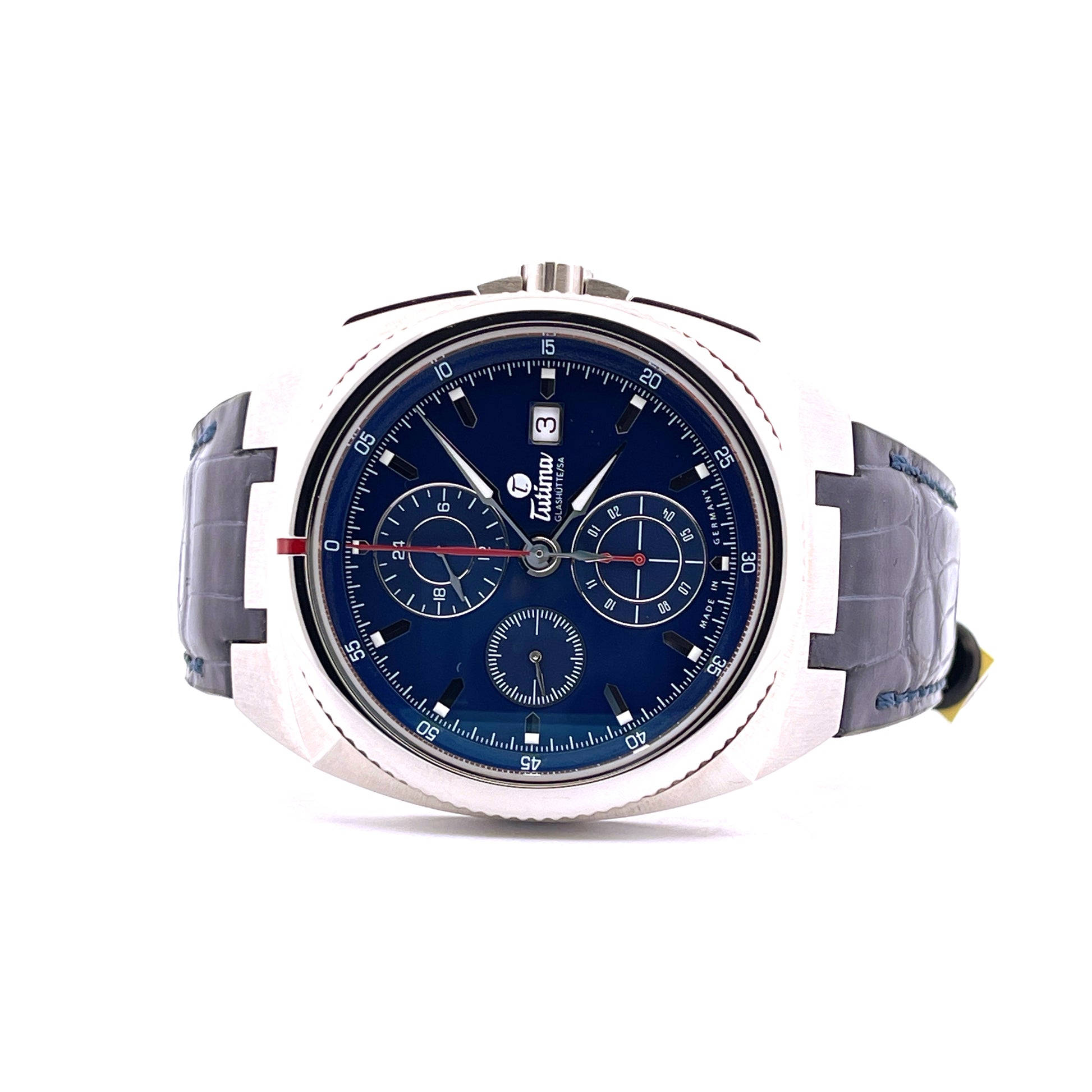 Tutima - Tutima Saxon One Chronograph Royal Blue - Juwelier Spliedt