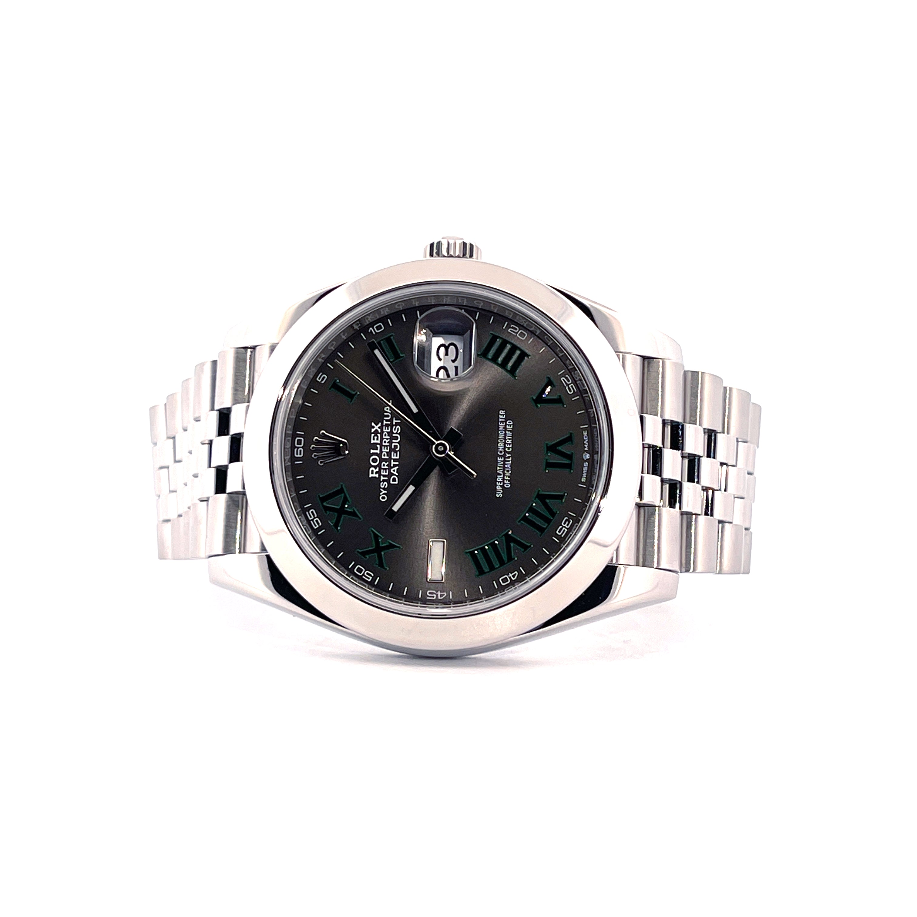 Datejust 41 Ref. 126300 Wimbledon Jubilee / Box and Paper / very good Condition / 2019