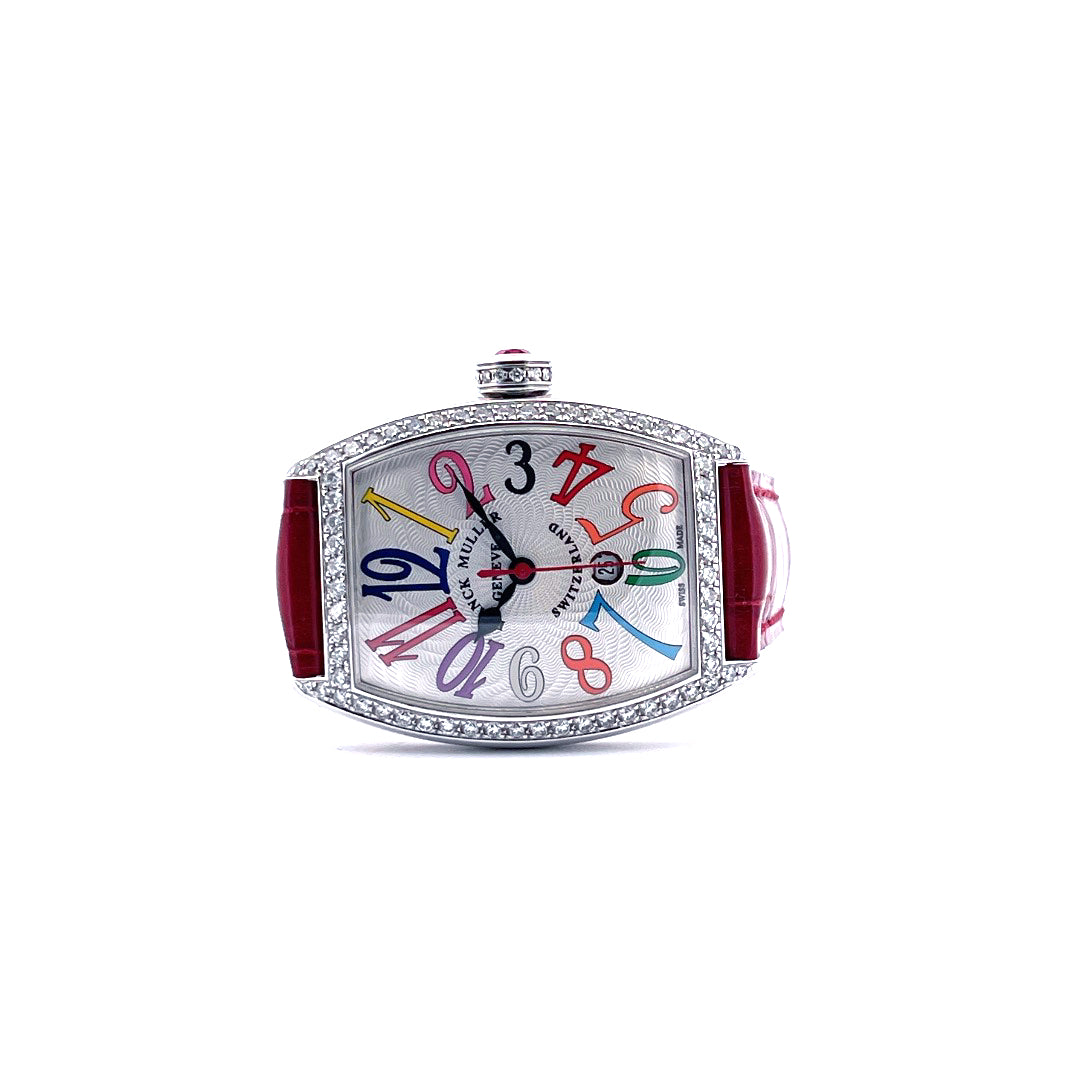 Franck Muller - Color Dreams Cintrée Curvex - Color of Dreams 1,13 ct diamonds - Juwelier Spliedt - [product_ Artikelnummer]