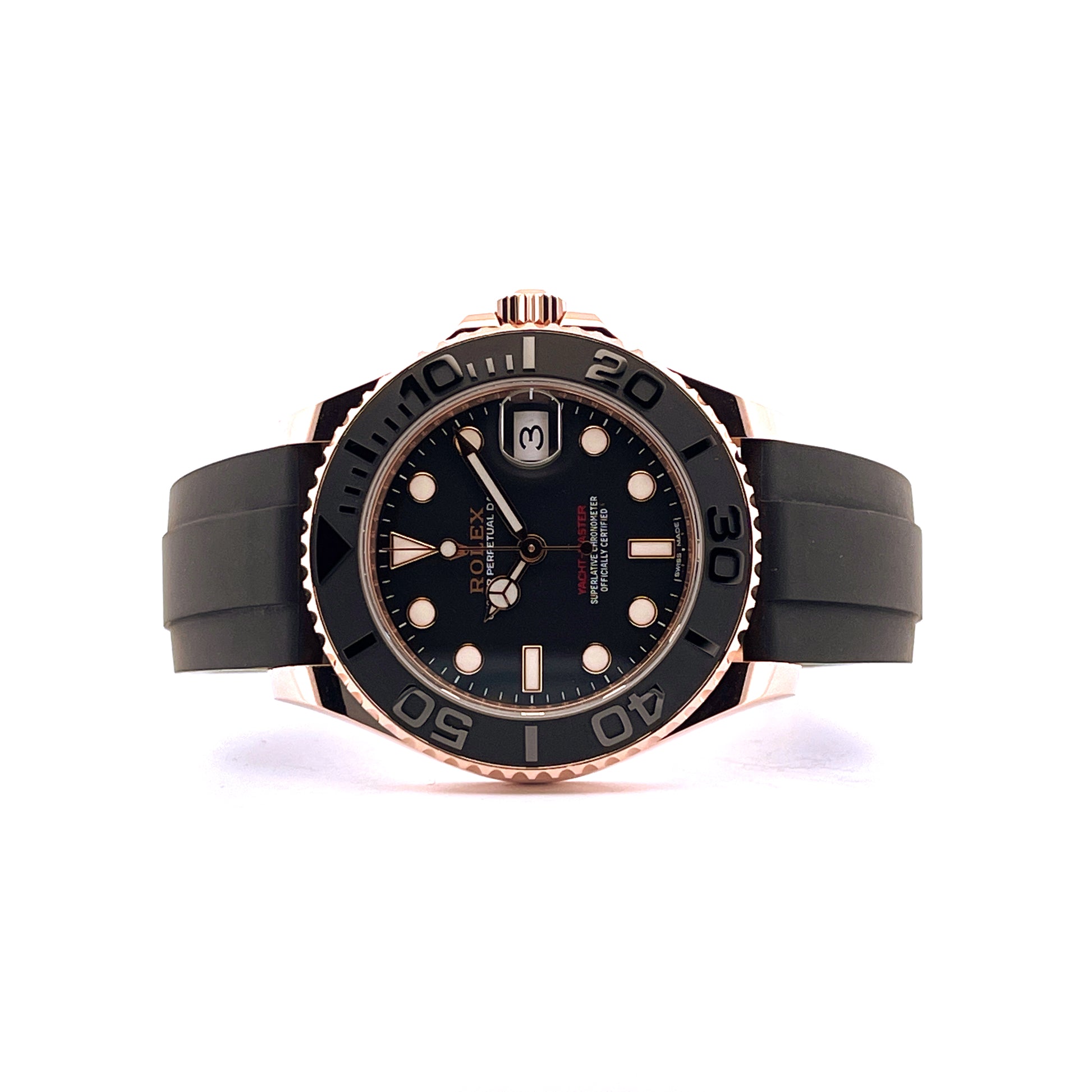 Rolex - Rolex Yacht-Master 37 Everose Oysterflex - [product_sku]